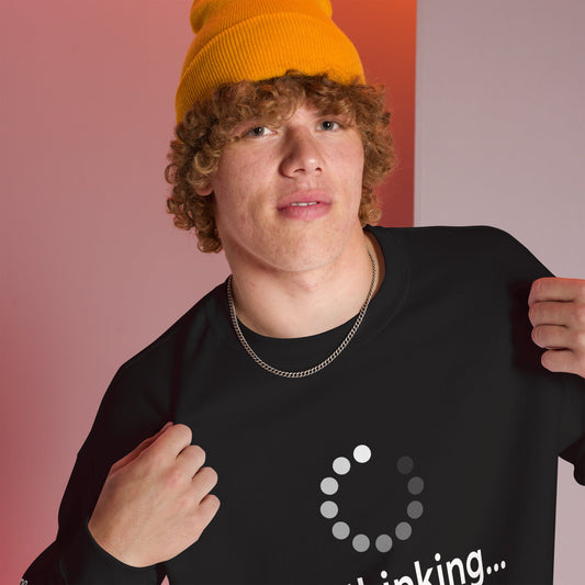 I'm thinking - Unisex Sweatshirt by DarkByteGear