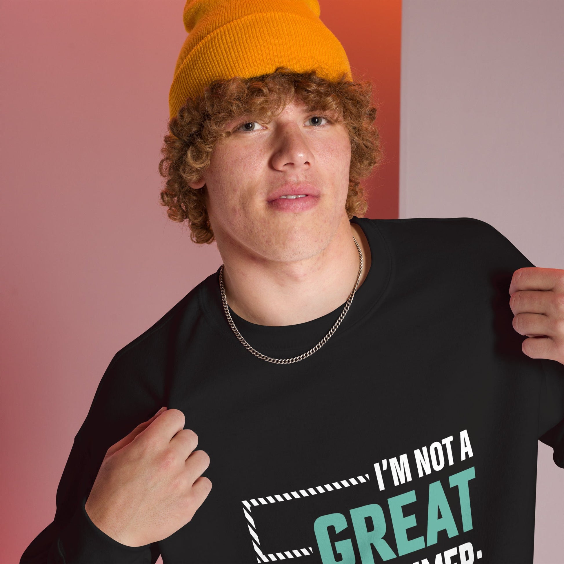 I am not a Great Programmer - Unisex Sweatshirt by DarkByteGear