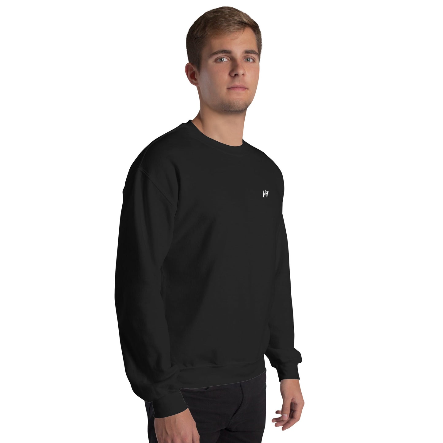 Cyberware Ronin Mecha - Unisex Sweatshirt ( Back Print ) by DarkByteGear