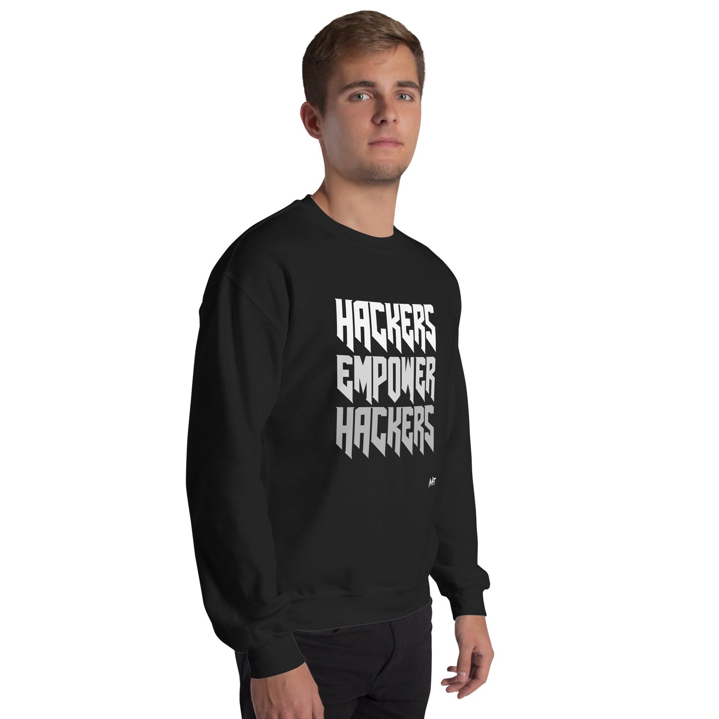 Hackers Empower Hackers V4 - Unisex Sweatshirt by DarkByteGear