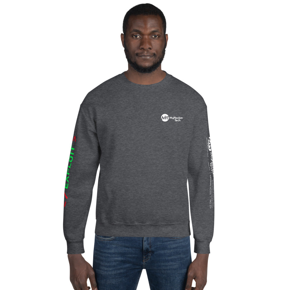 Exploit - Unisex Sweatshirt (all sides print) by DarkByteGear