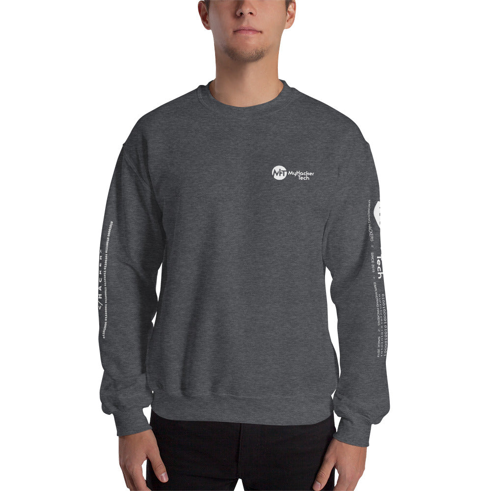 Black Hat Hacker V2 - Unisex Sweatshirt (all sides print) by DarkByteGear