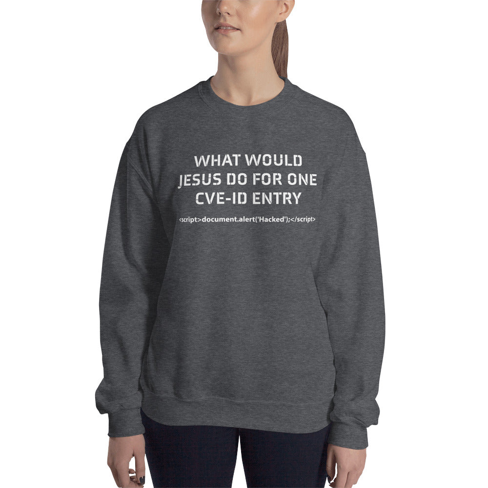 What would Jesus do for one CVE - Unisex Sweatshirt by DarkByteGear