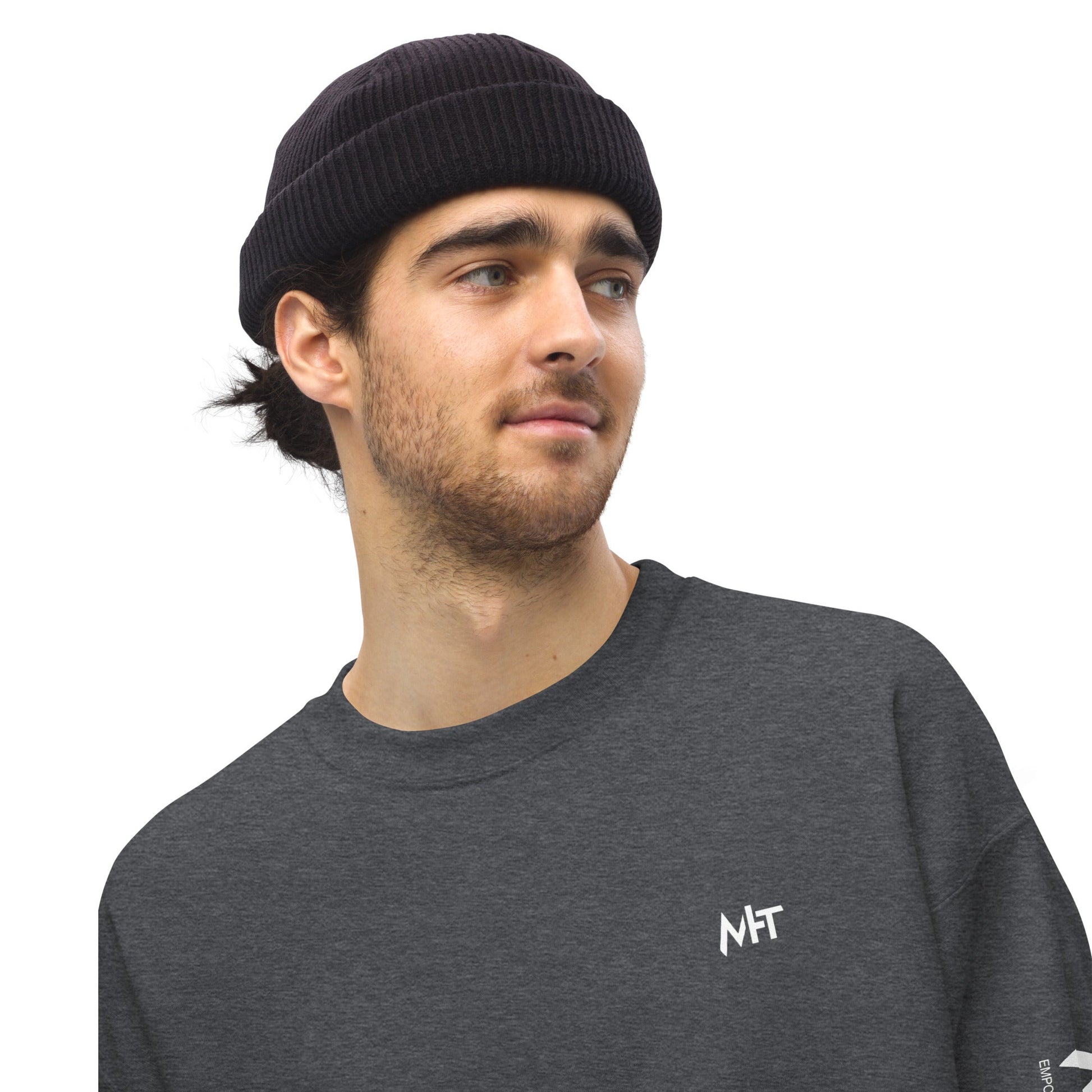 I just Buy the Dip - Unisex Sweatshirt (back print) by DarkByteGear
