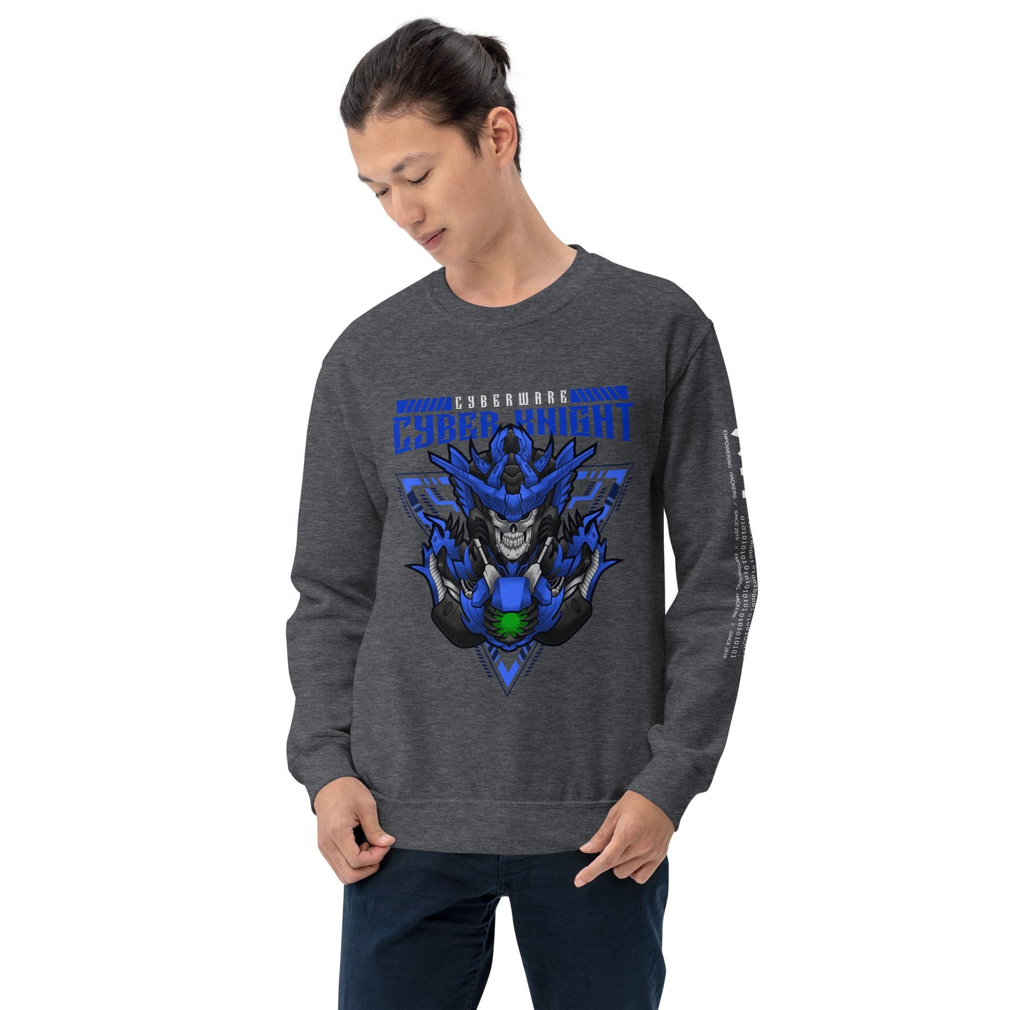 CyberWare Cyber knight - Unisex Sweatshirt by DarkByteGear
