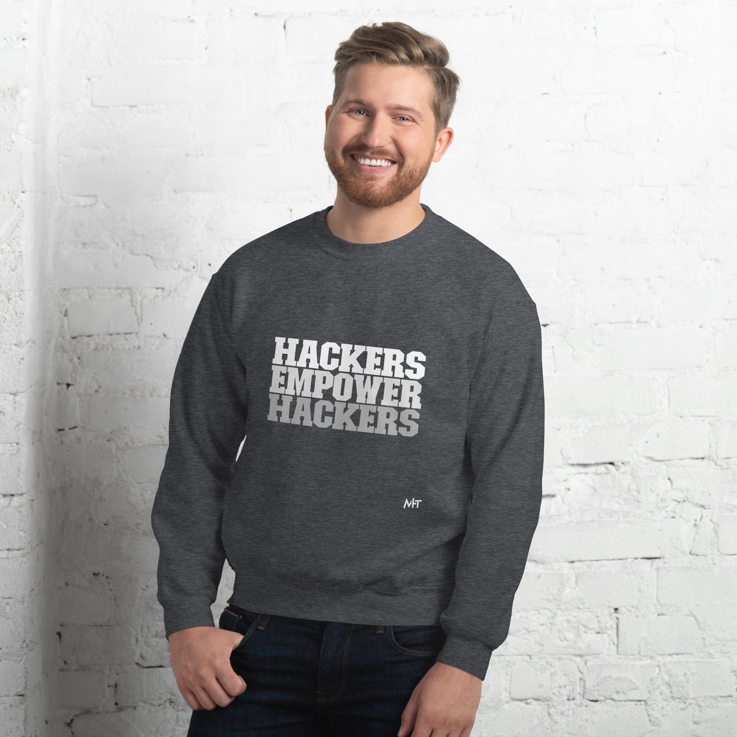 Hackers Empower Hackers V2 - Unisex Sweatshirt by DarkByteGear