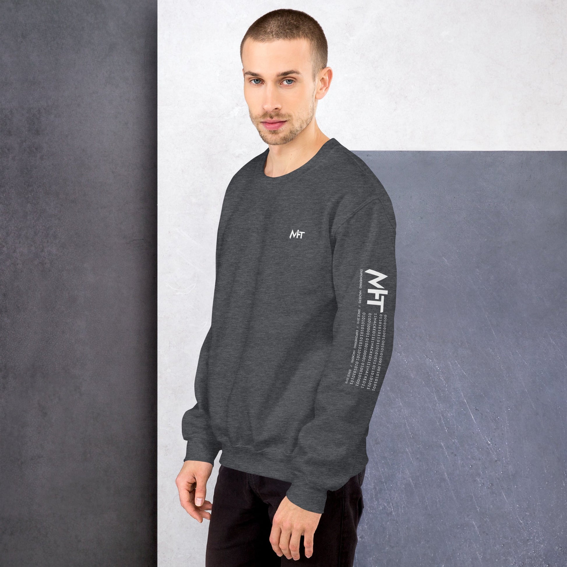 CyberWare Ronin - Unisex Sweatshirt ( Back Print ) by DarkByteGear