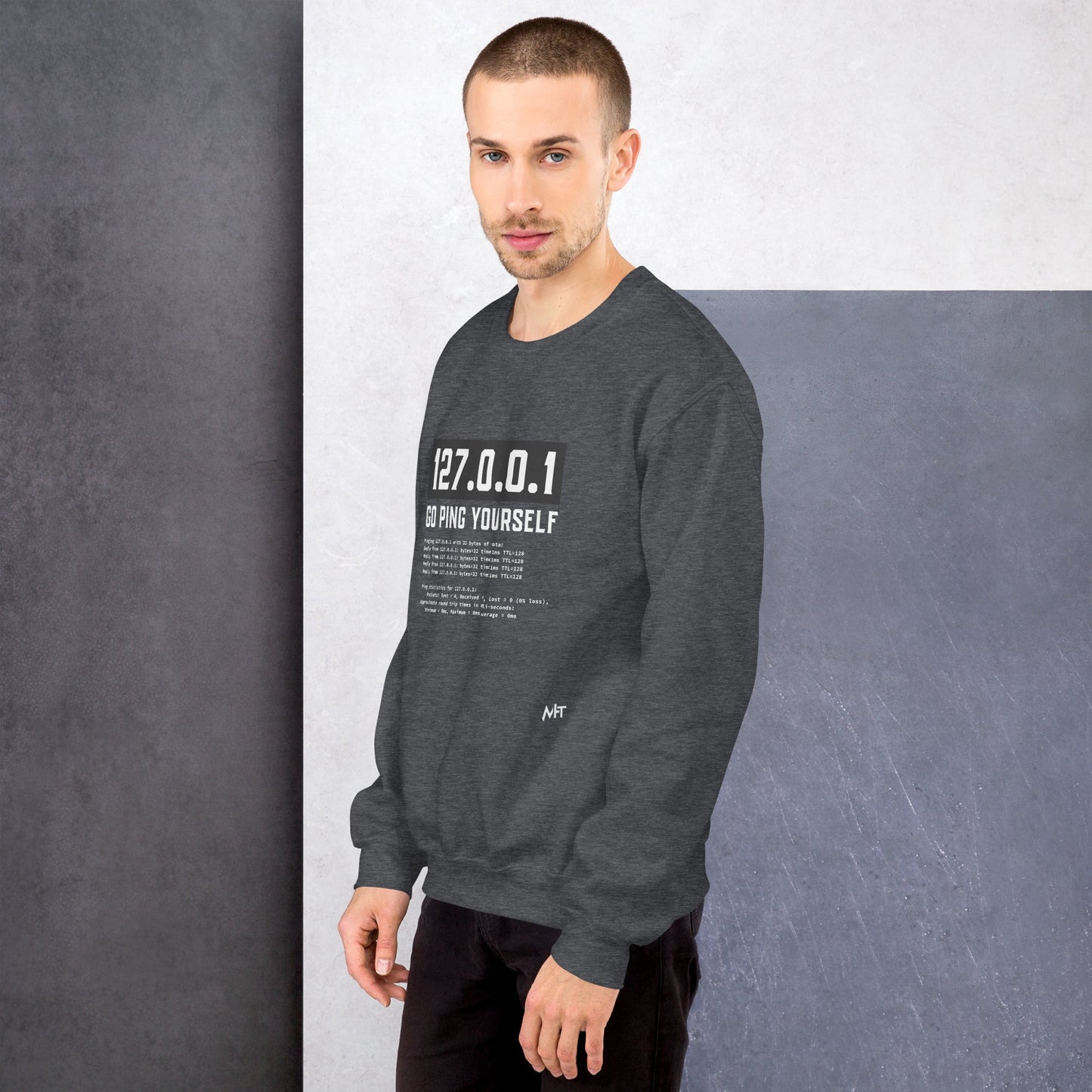 Go ping yourself - Unisex Sweatshirt by DarkByteGear