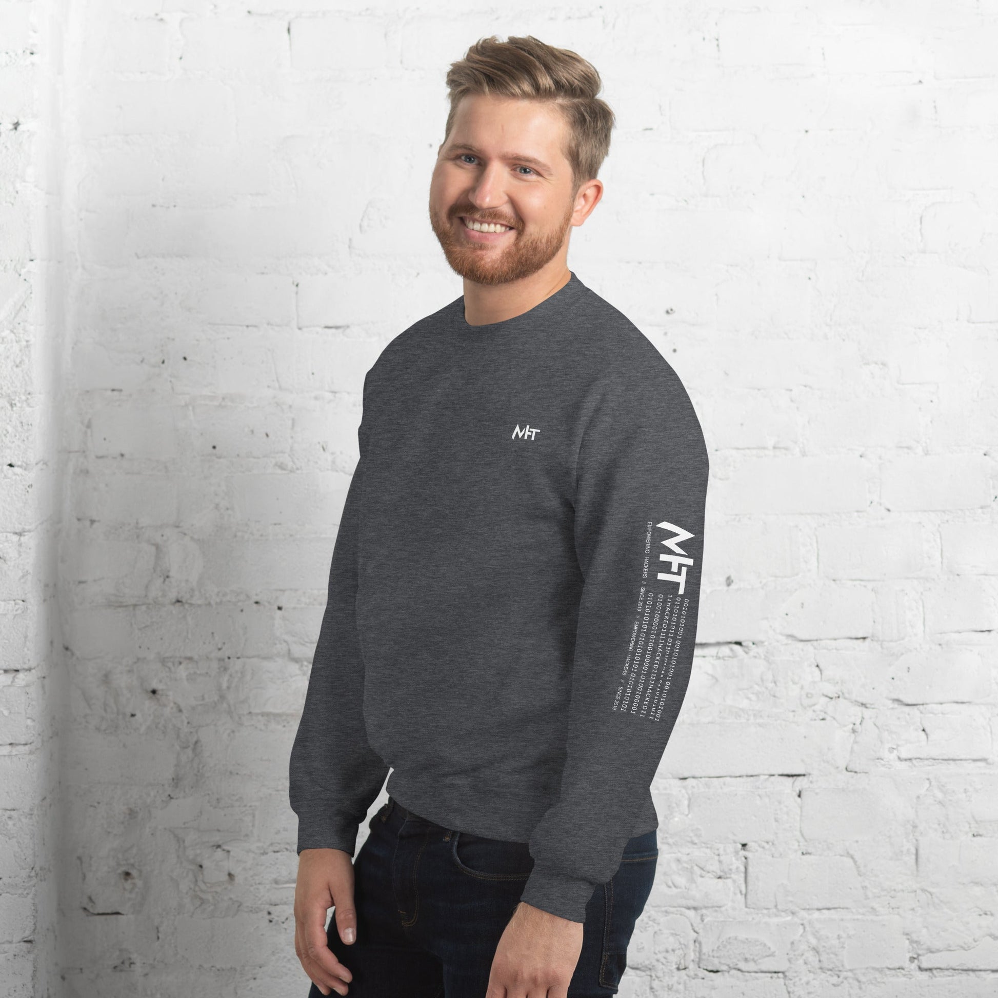 Cyber Security Blue Team V6 - Unisex Sweatshirt ( Back Print ) by DarkByteGear