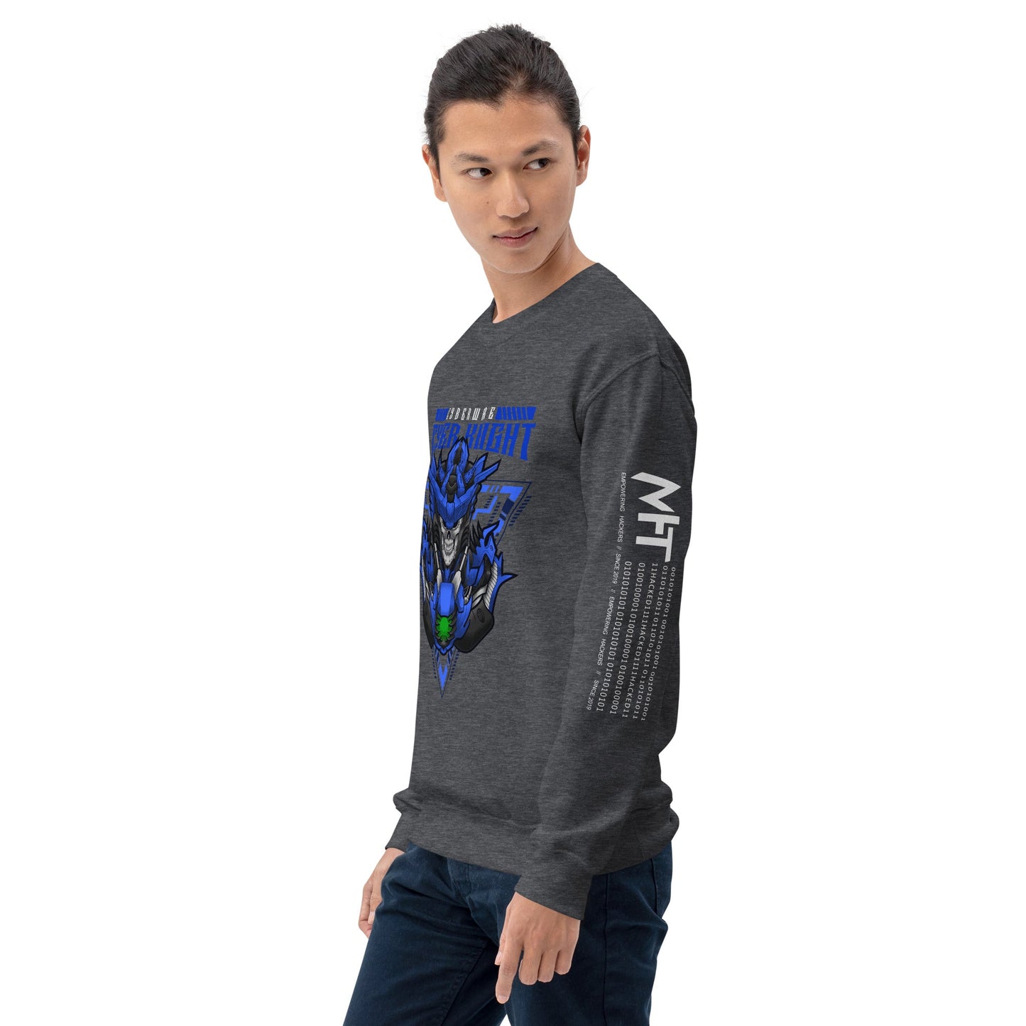 CyberWare Cyber knight - Unisex Sweatshirt by DarkByteGear