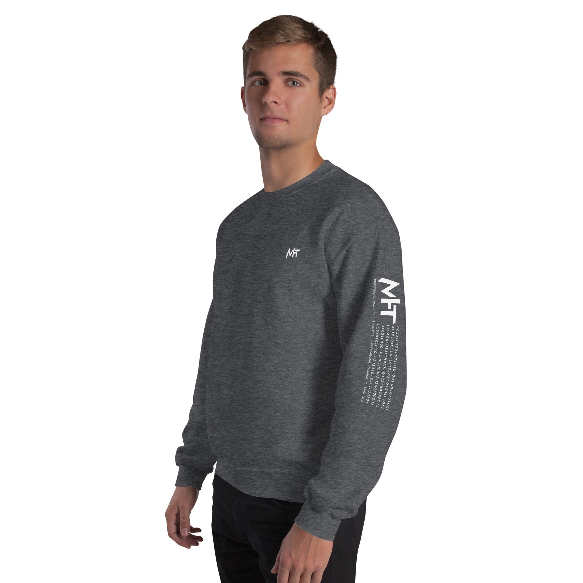 Cyberware Ronin Mecha - Unisex Sweatshirt ( Back Print ) by DarkByteGear