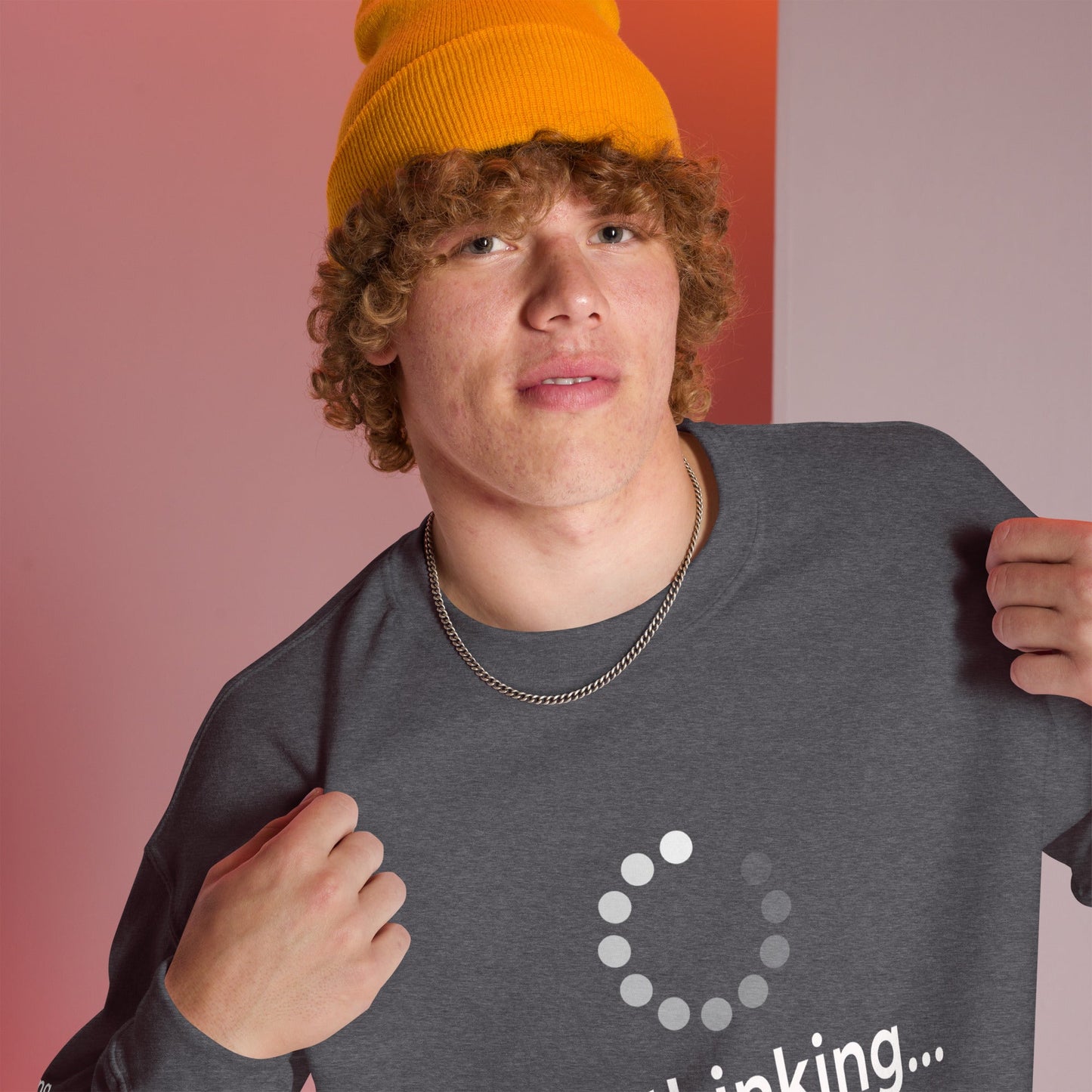 I'm thinking - Unisex Sweatshirt by DarkByteGear