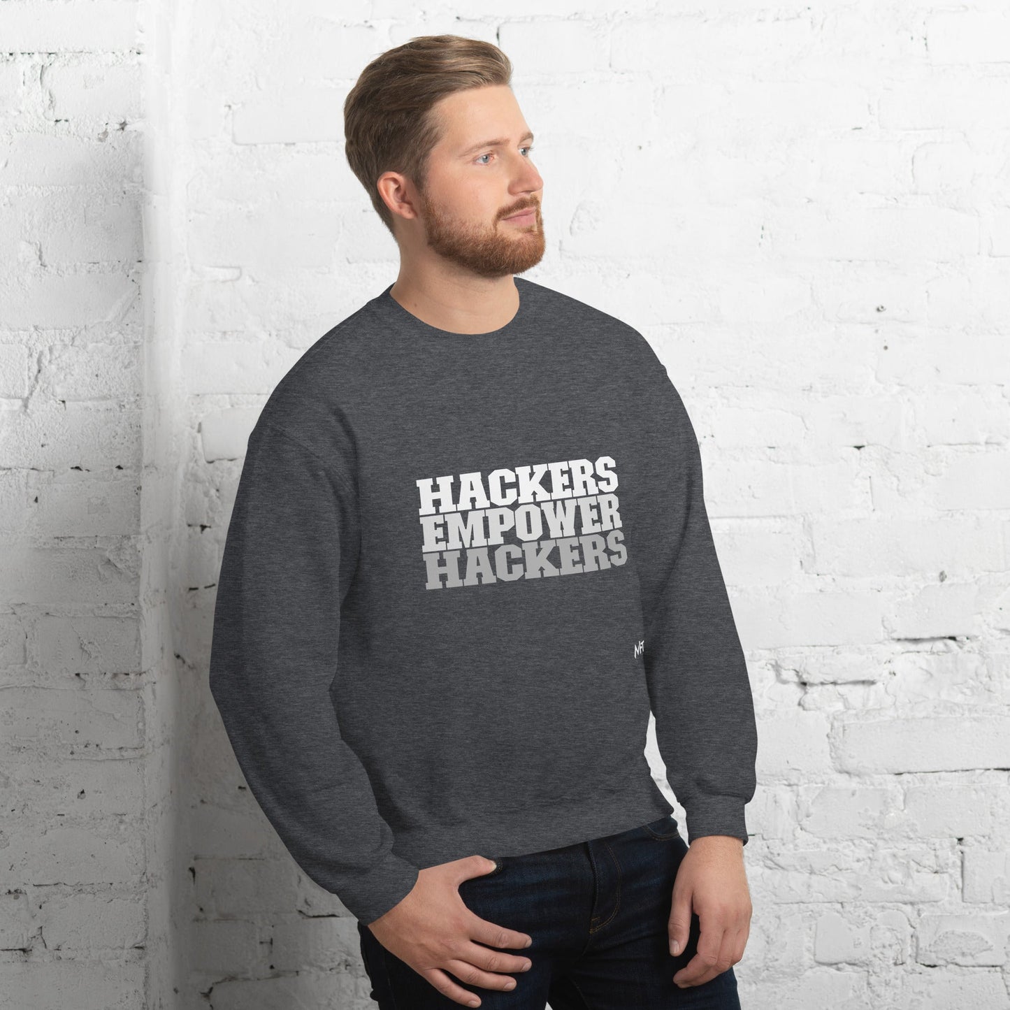 Hackers Empower Hackers V2 - Unisex Sweatshirt by DarkByteGear