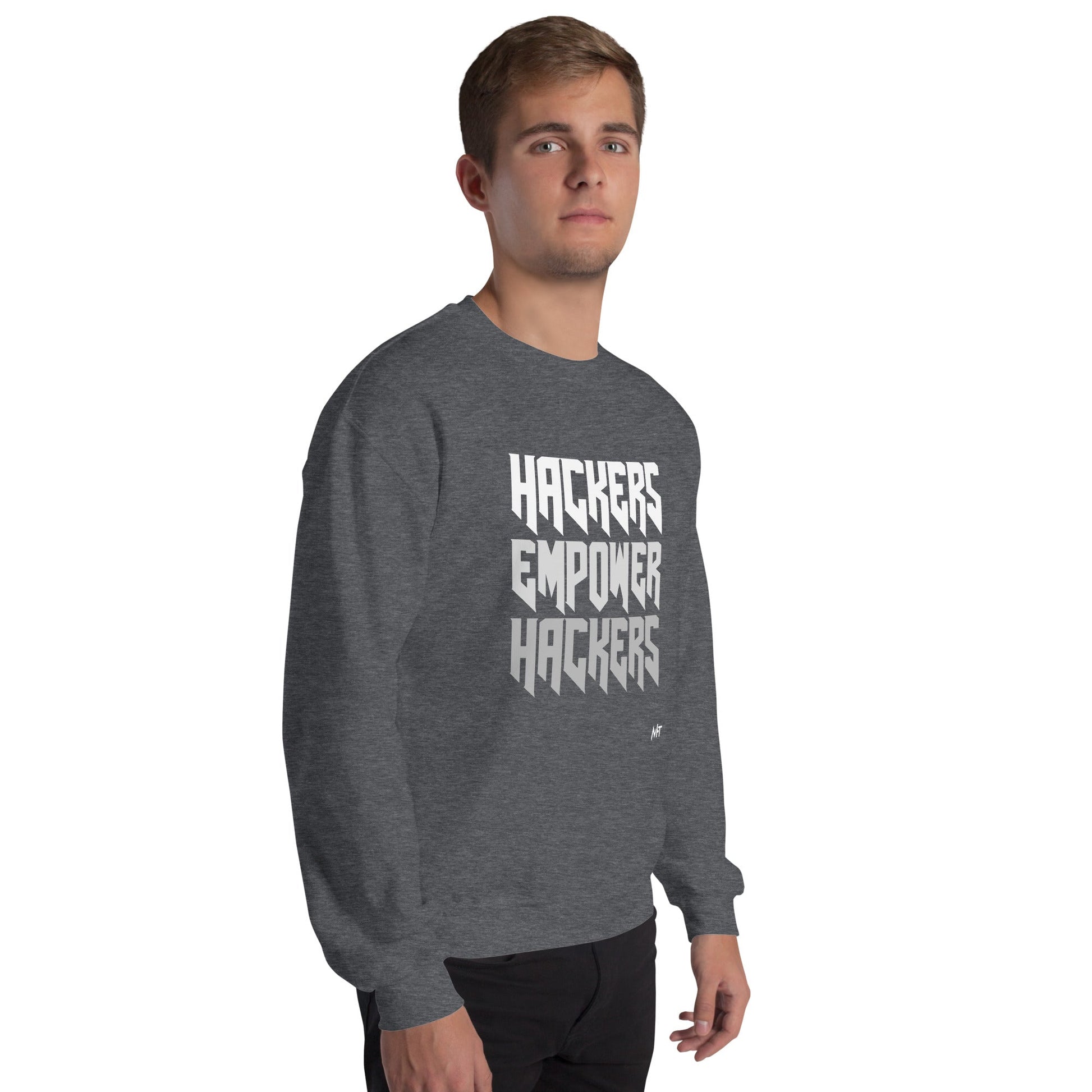 Hackers Empower Hackers V4 - Unisex Sweatshirt by DarkByteGear