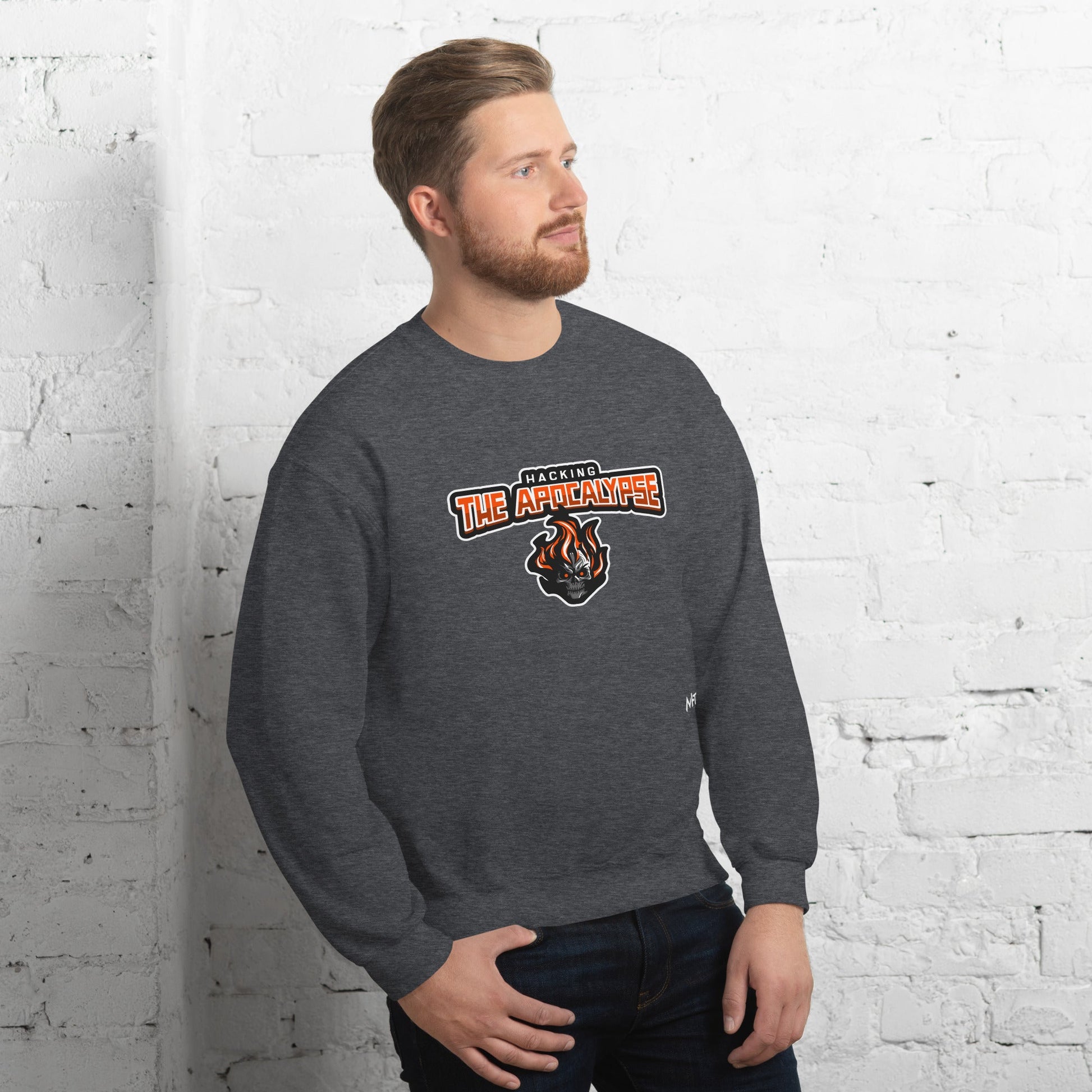 Hacking the Apocalypse V1 - Unisex Sweatshirt by DarkByteGear