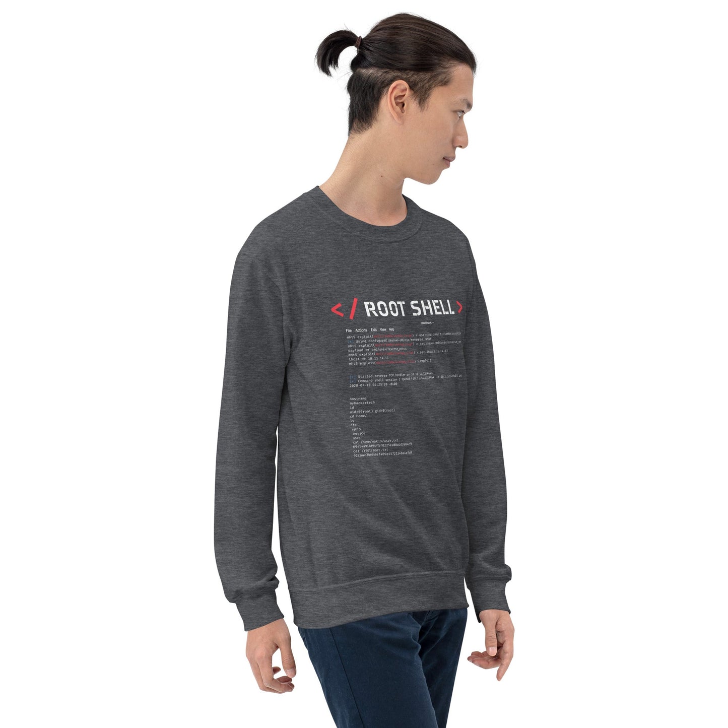 root shell - Unisex Sweatshirt by DarkByteGear