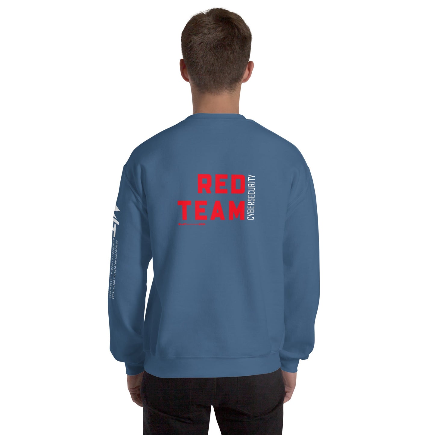 Cyber Security Red Team V8 - Unisex Sweatshirt ( Back Print ) by DarkByteGear