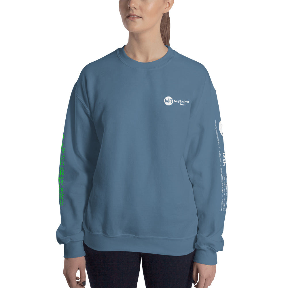 On the 8th day God created hackers - Unisex Sweatshirt (all side print) by DarkByteGear