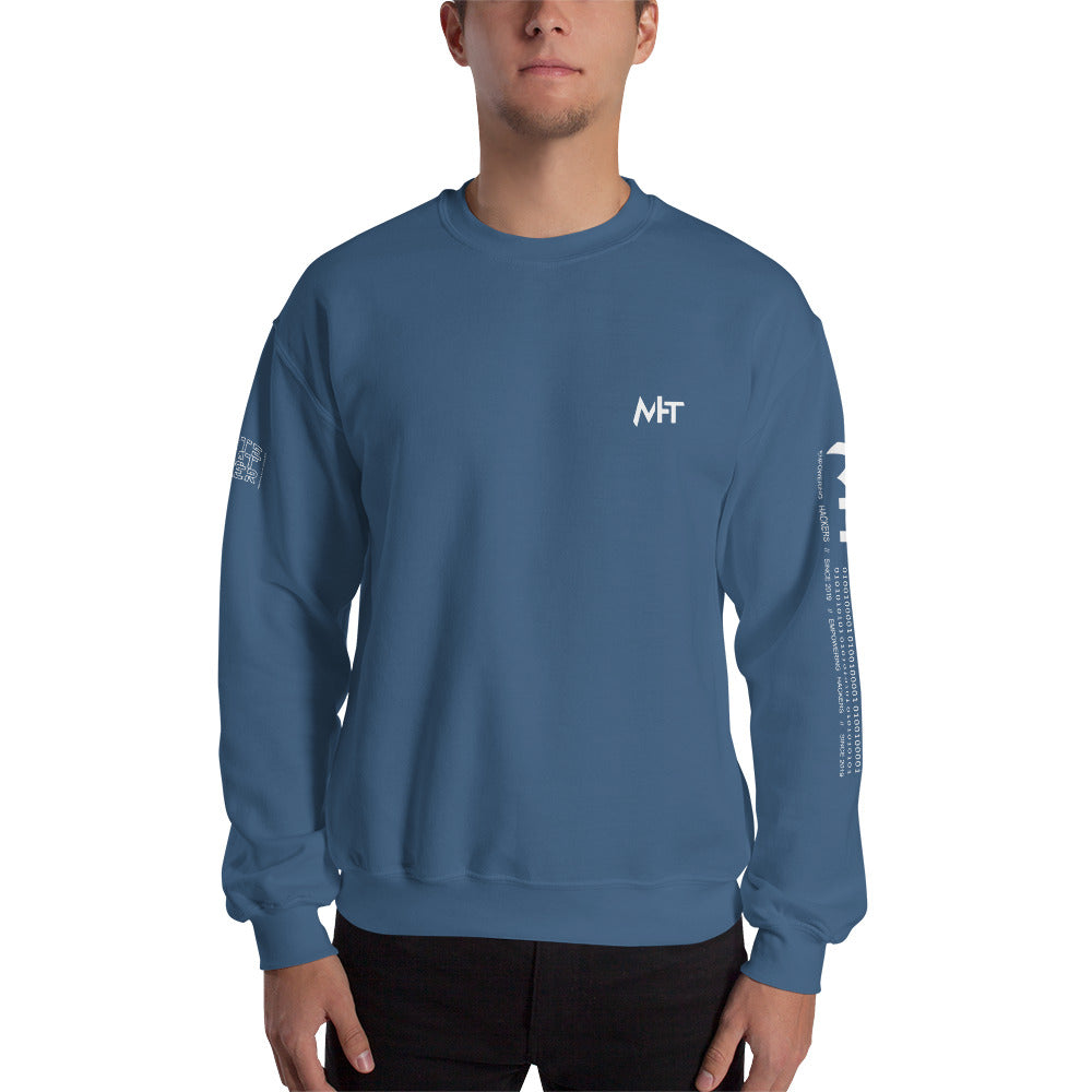 White Hat Hacker - Unisex Sweatshirt (all sides print) by DarkByteGear