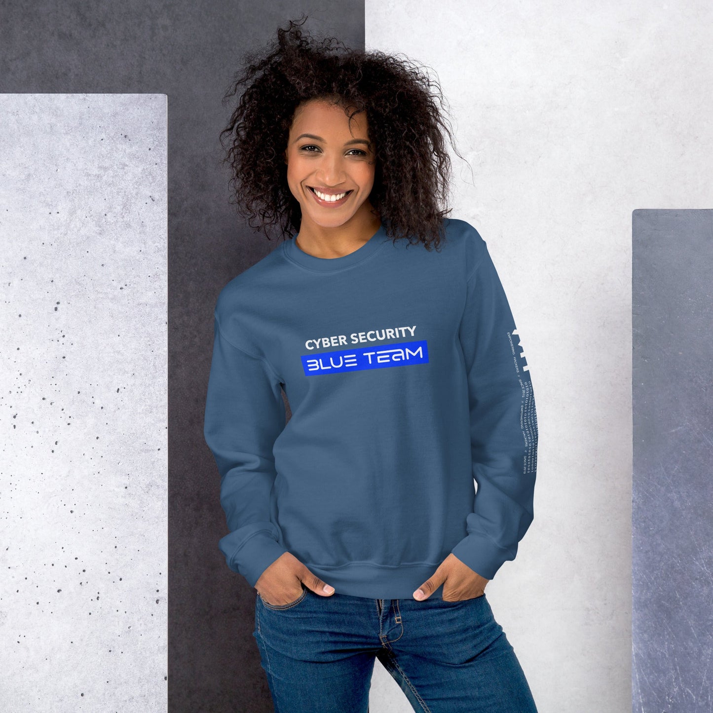 Cyber Security Blue Team V8 - Unisex Sweatshirt by DarkByteGear