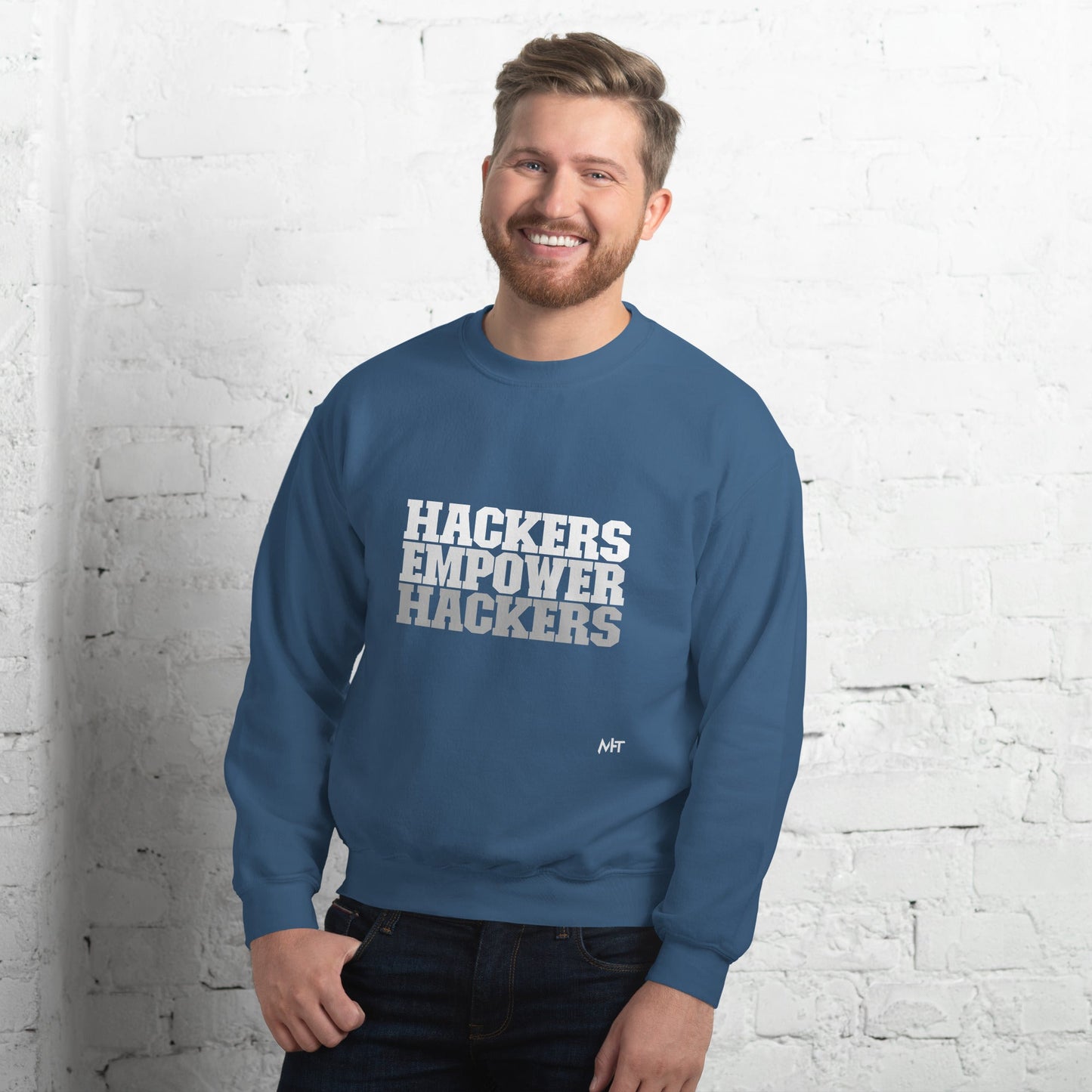 Hackers Empower Hackers V2 - Unisex Sweatshirt by DarkByteGear