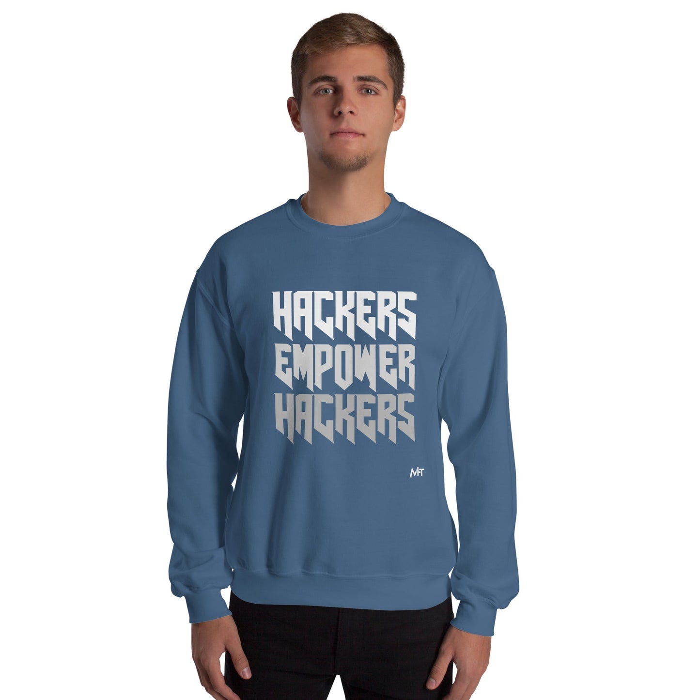 Hackers Empower Hackers V4 - Unisex Sweatshirt by DarkByteGear