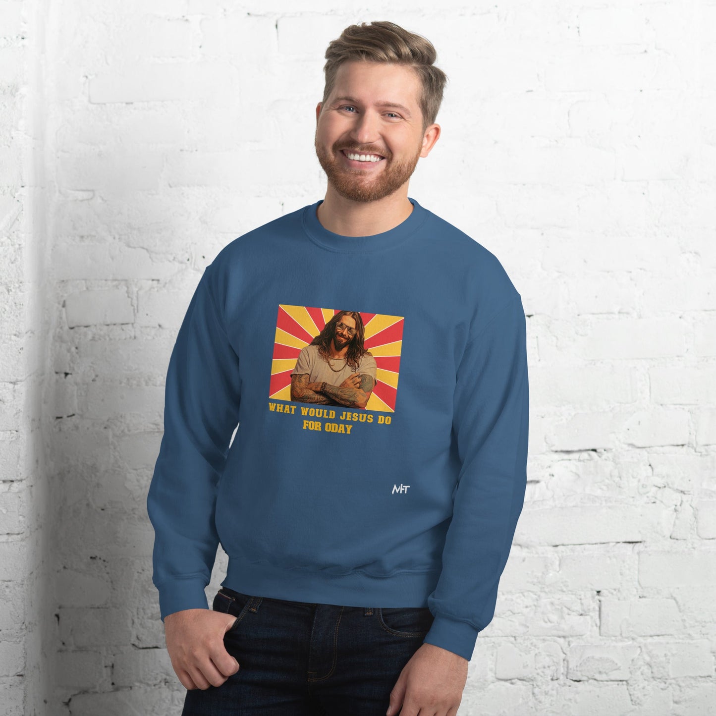 What would Jesus do for 0day v1 - Unisex Sweatshirt by DarkByteGear