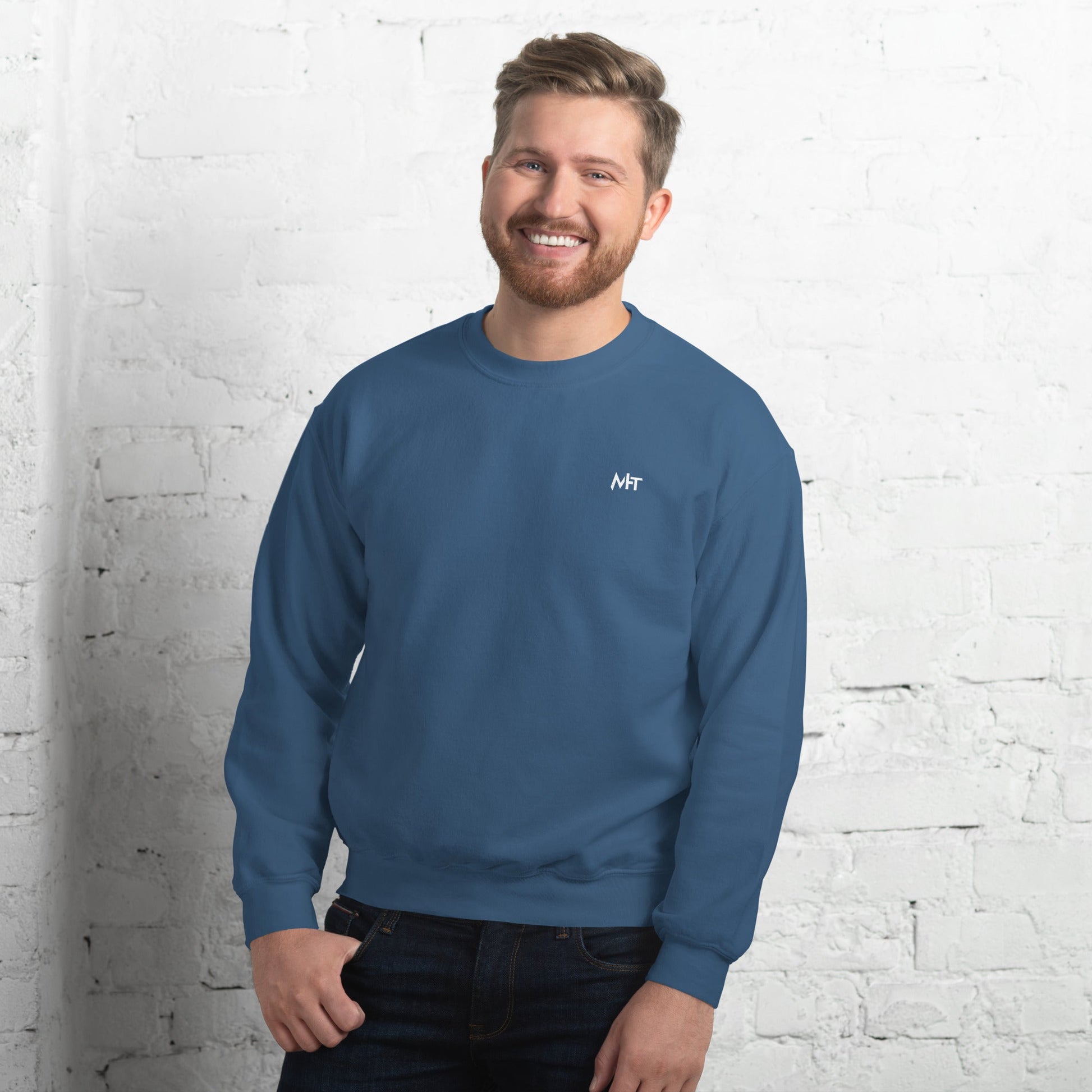 Eat, Sleep, Hack, Repeat V2 - Unisex Sweatshirt ( Back Print ) by DarkByteGear
