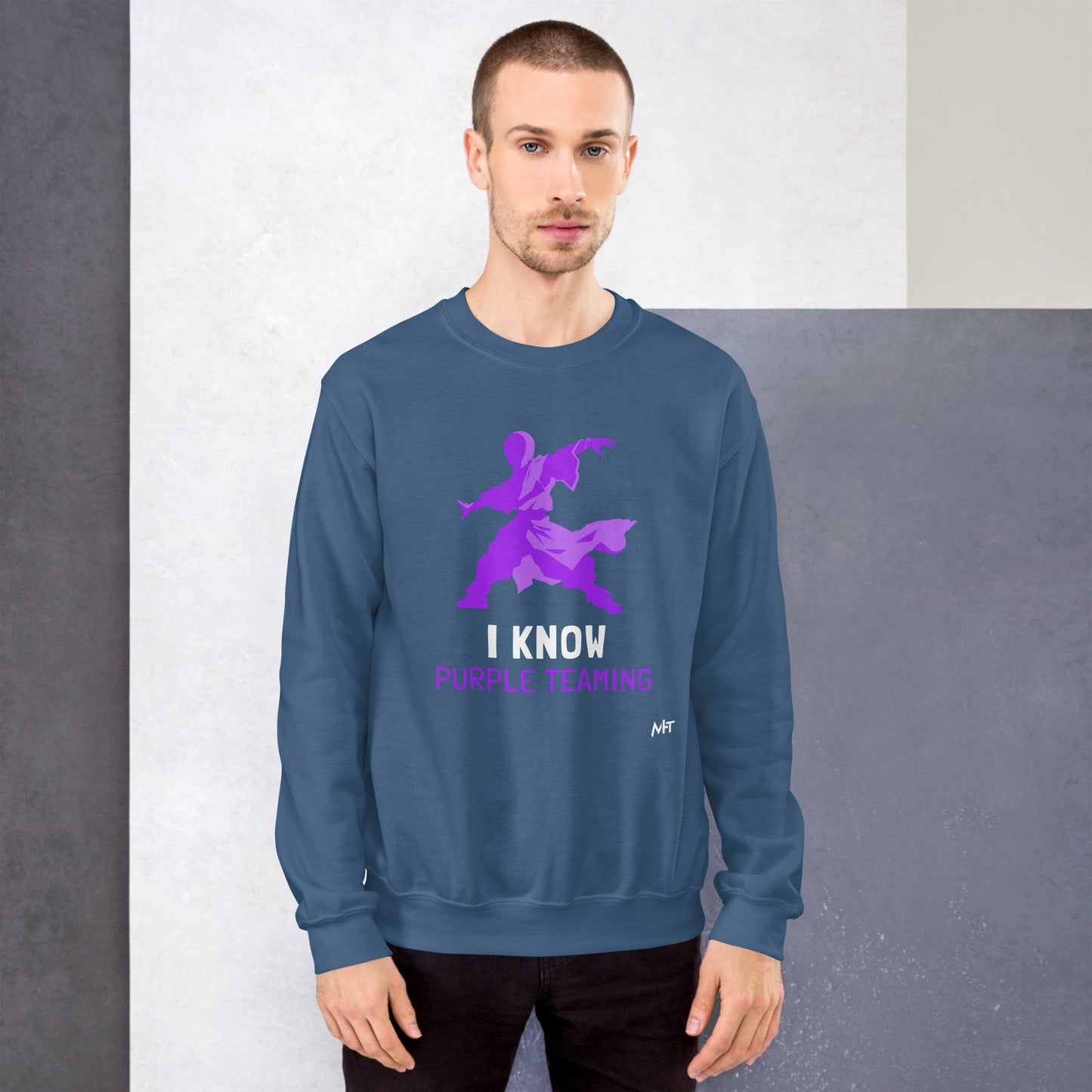 I Know Purple Teaming - Unisex Sweatshirt by DarkByteGear