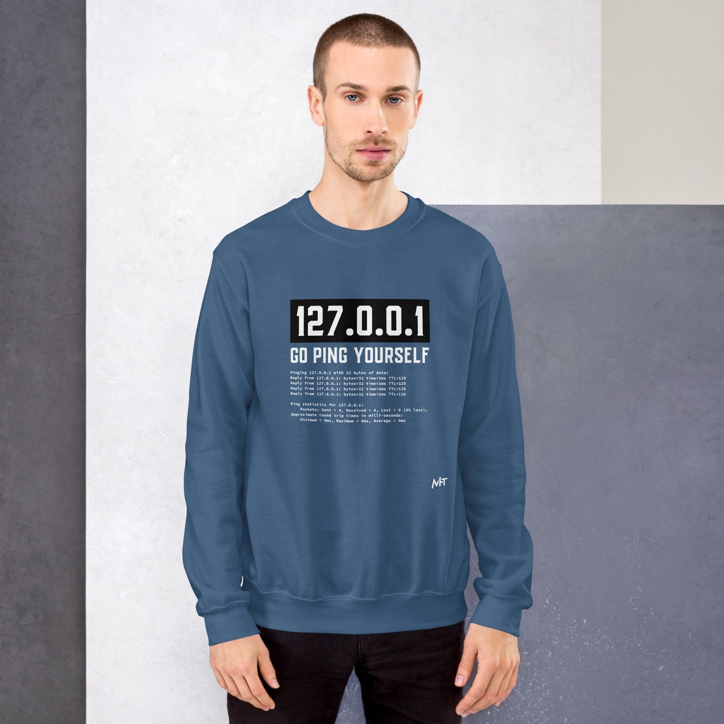 Go ping yourself - Unisex Sweatshirt by DarkByteGear