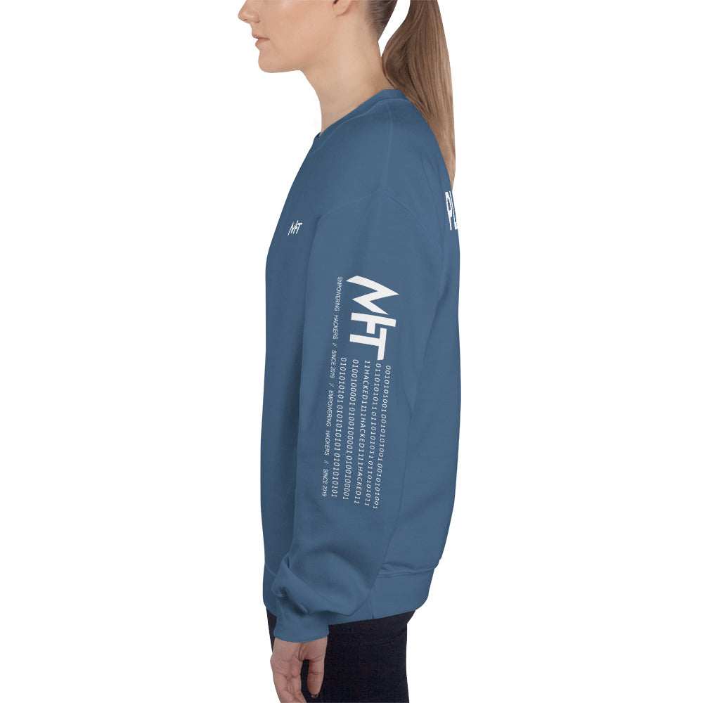 Plan B v1 - Unisex Sweatshirt (back print) by DarkByteGear