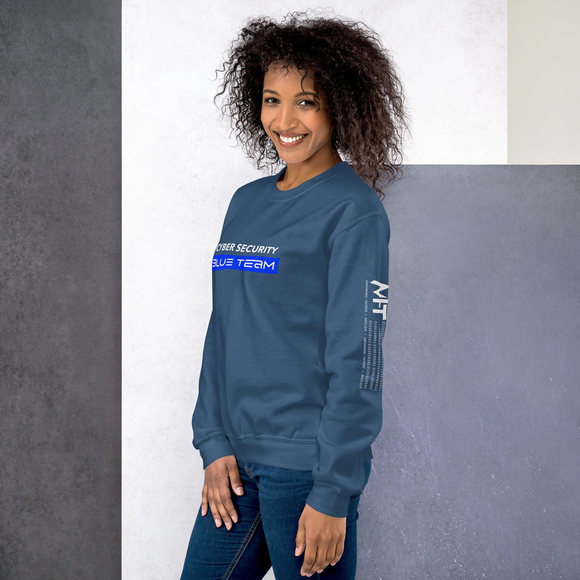 Cyber Security Blue Team V8 - Unisex Sweatshirt by DarkByteGear