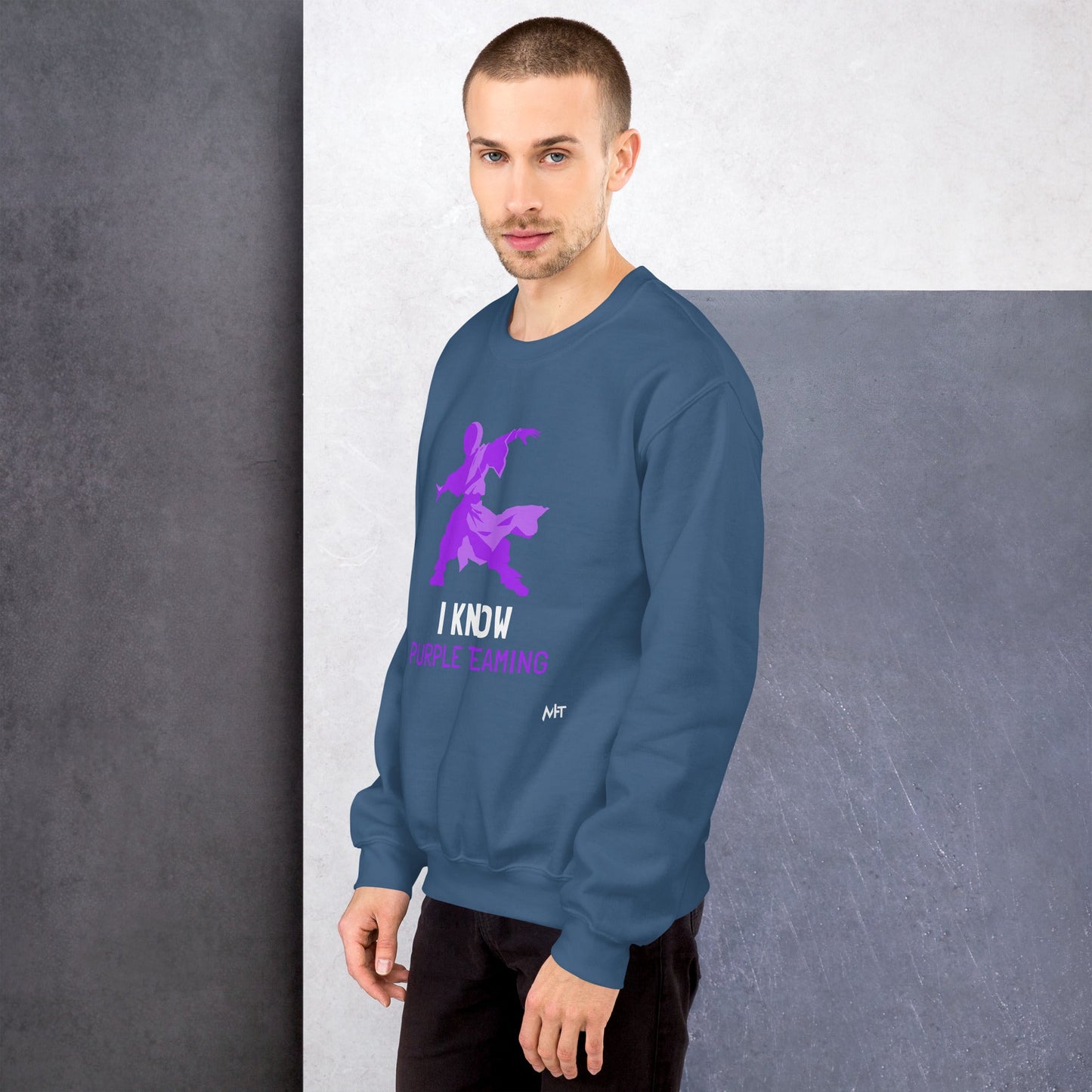 I Know Purple Teaming - Unisex Sweatshirt by DarkByteGear