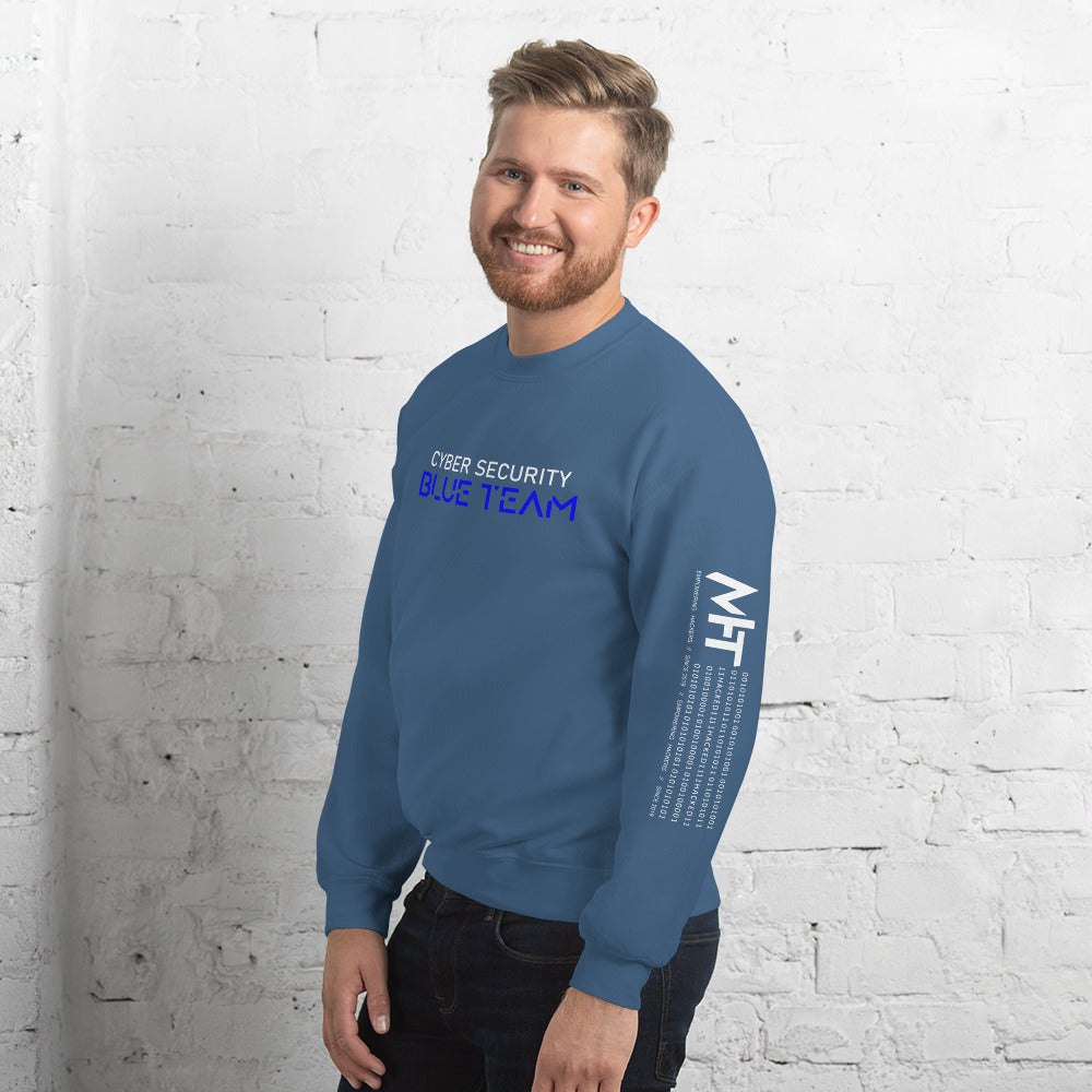 Cybersecurity Blue Team v4 - Unisex Sweatshirt by DarkByteGear