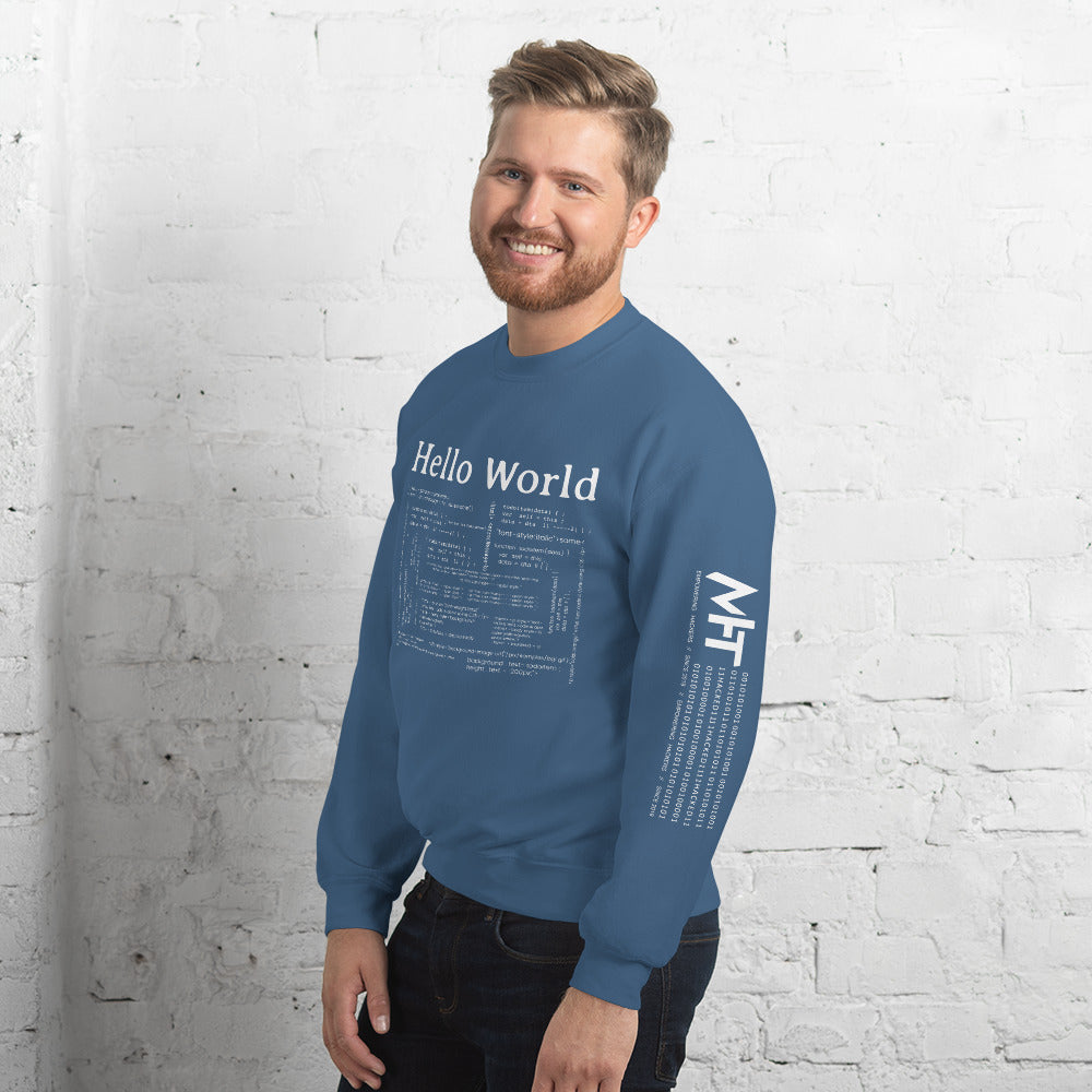 Hello world - Unisex Sweatshirt by DarkByteGear