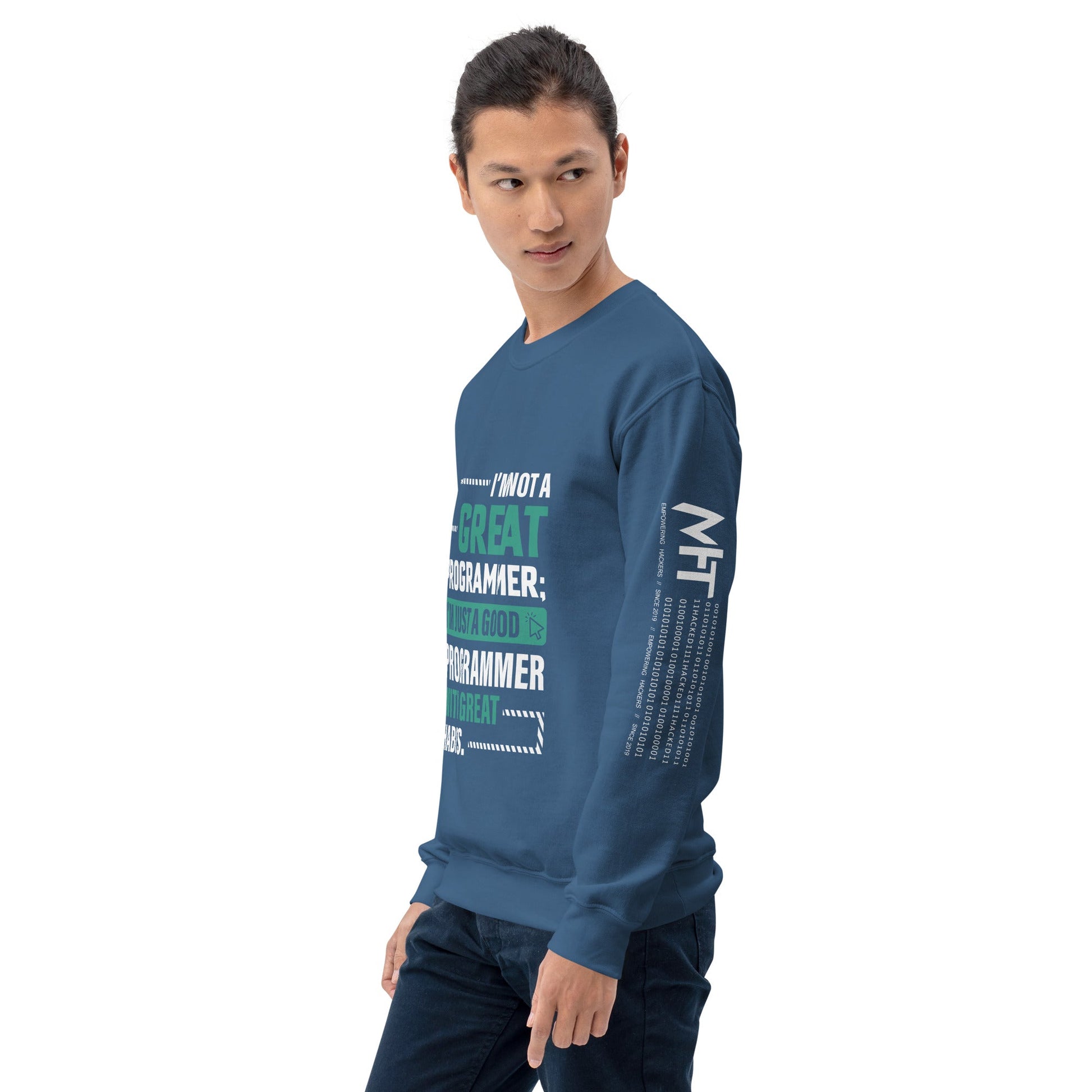 I am not a Great Programmer - Unisex Sweatshirt by DarkByteGear