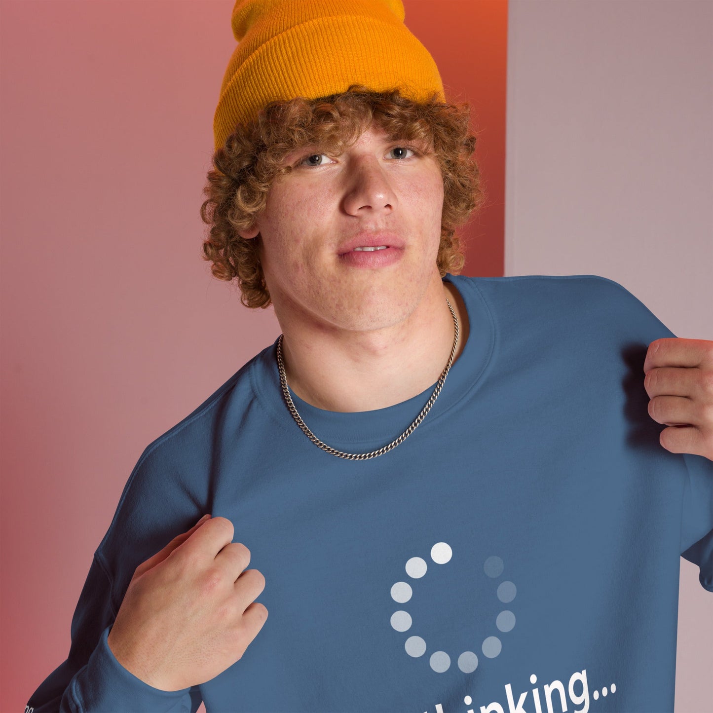 I'm thinking - Unisex Sweatshirt by DarkByteGear