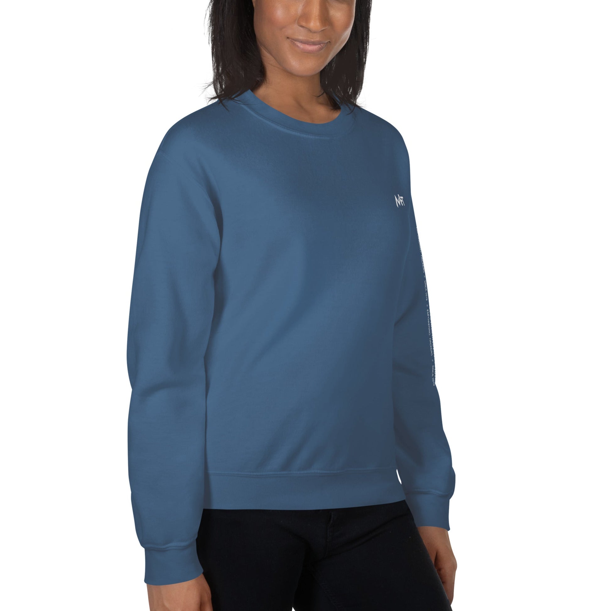 Spoofing - Unisex Sweatshirt (back print) by DarkByteGear