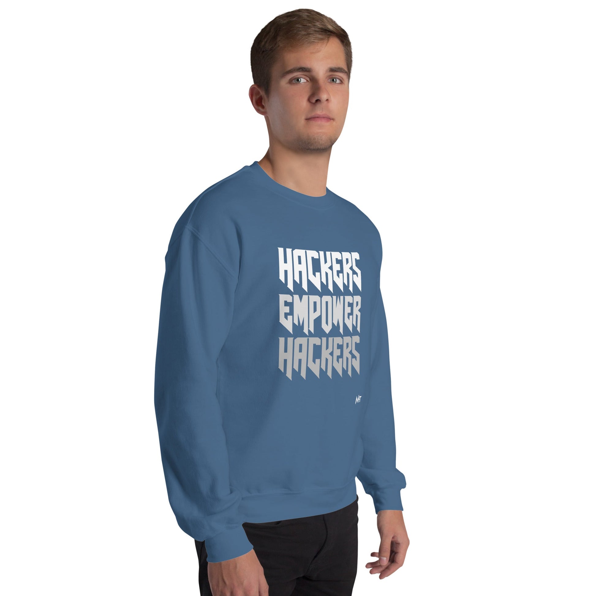 Hackers Empower Hackers V4 - Unisex Sweatshirt by DarkByteGear