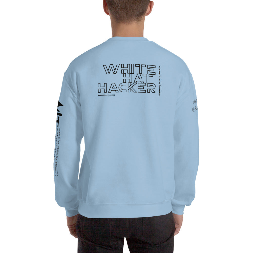 White Hat Hacker - Unisex Sweatshirt (all sides print) by DarkByteGear