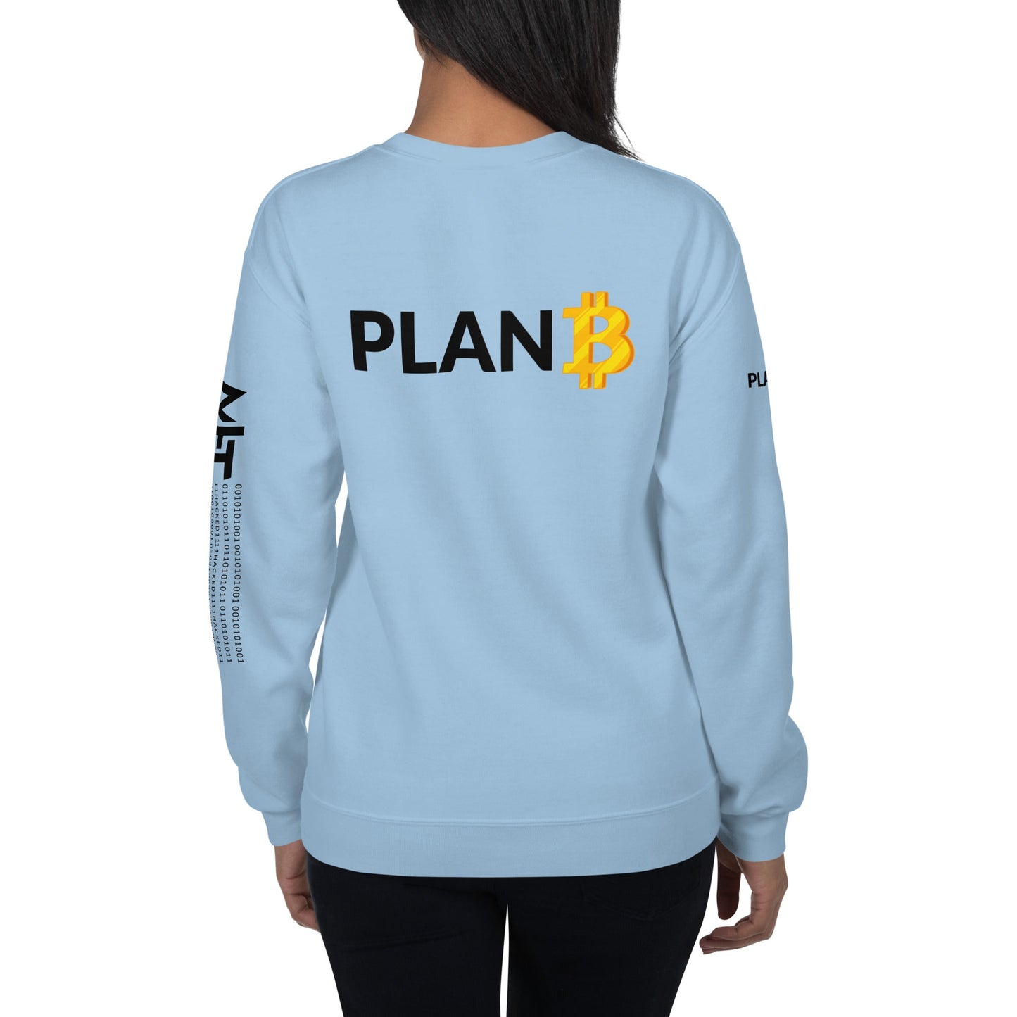 Plan B v1 - Unisex Sweatshirt (back print) by DarkByteGear