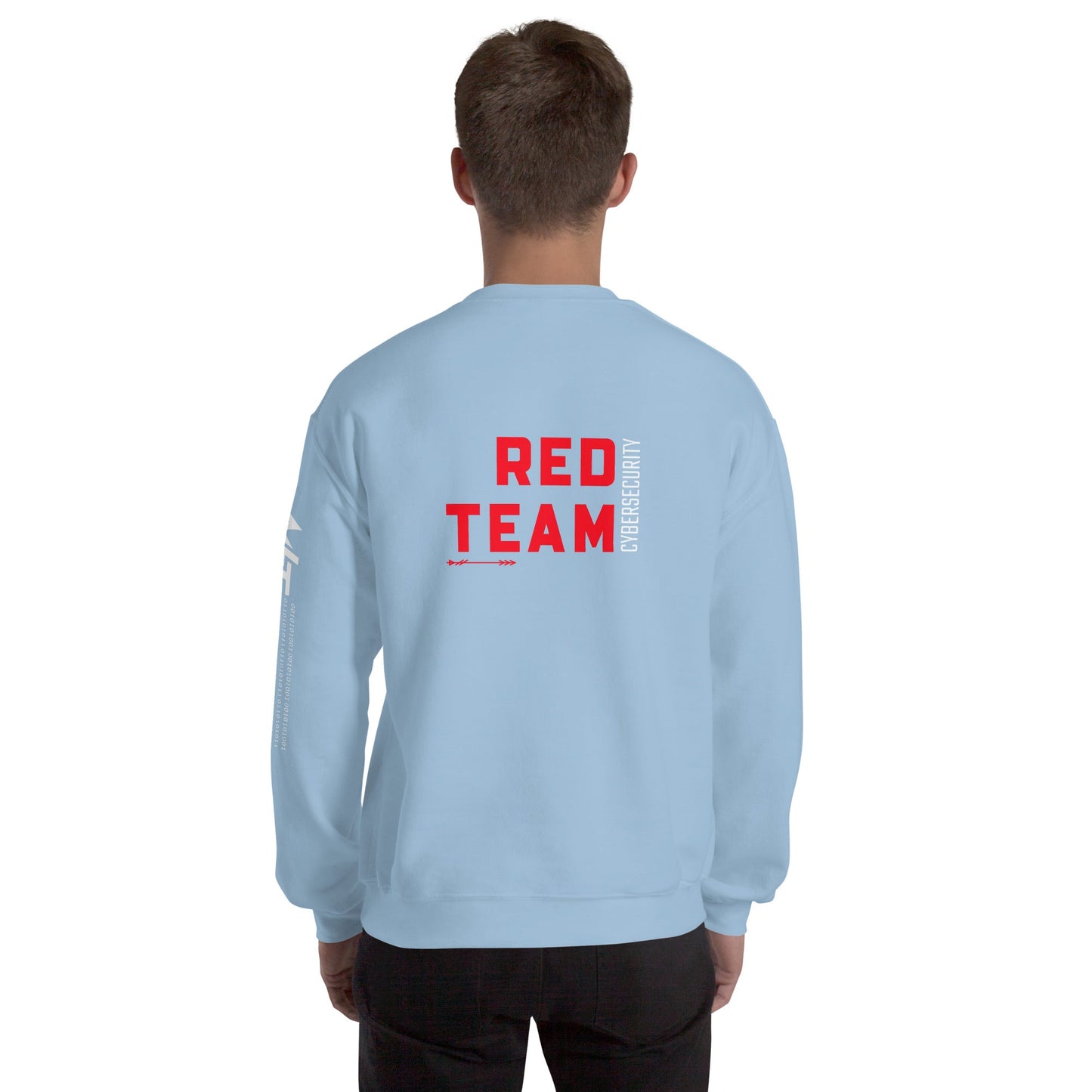 Cyber Security Red Team V8 - Unisex Sweatshirt ( Back Print ) by DarkByteGear