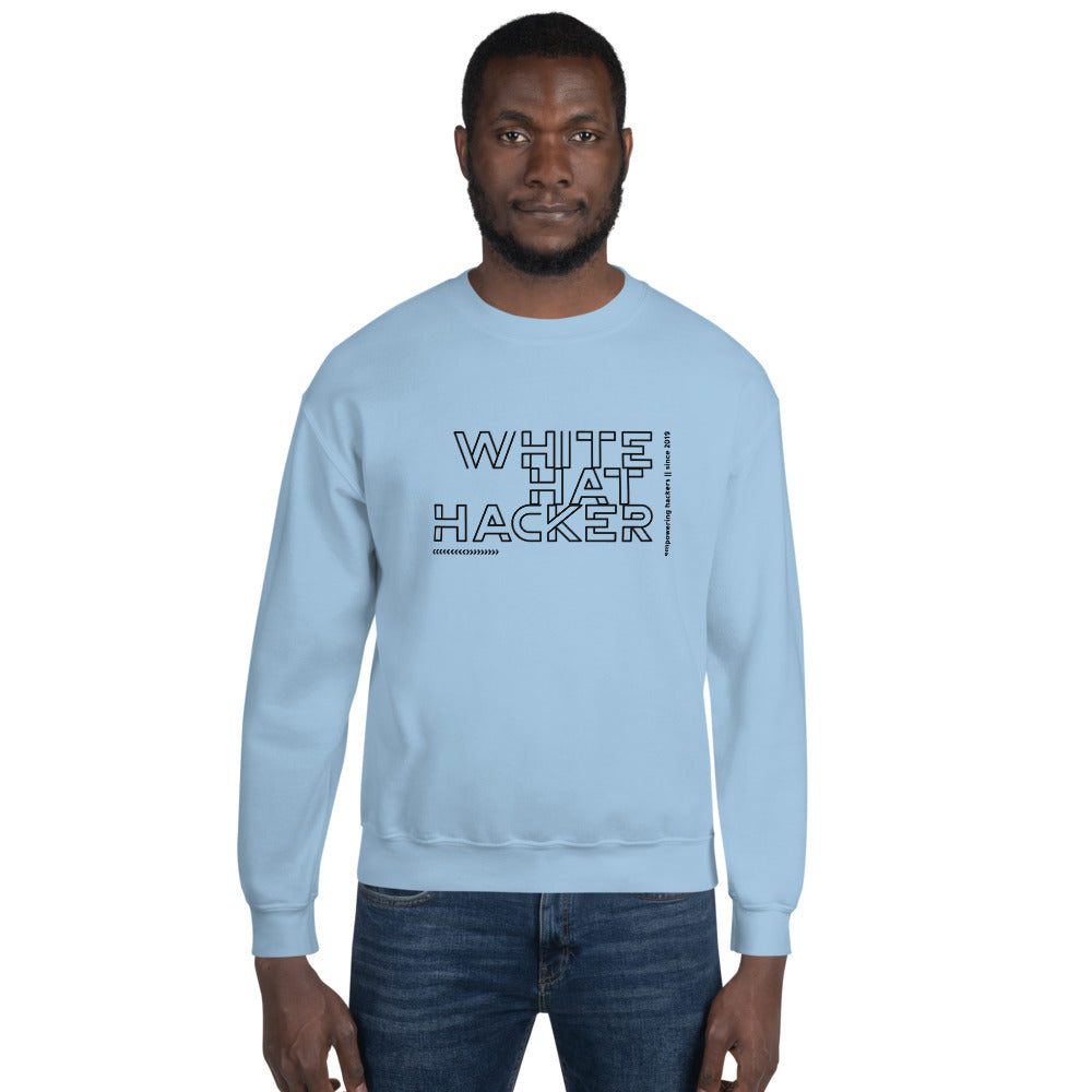 White Hat Hacker - Unisex Sweatshirt by DarkByteGear