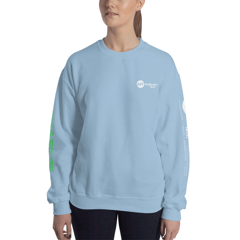 On the 8th day God created hackers - Unisex Sweatshirt (all side print) by DarkByteGear