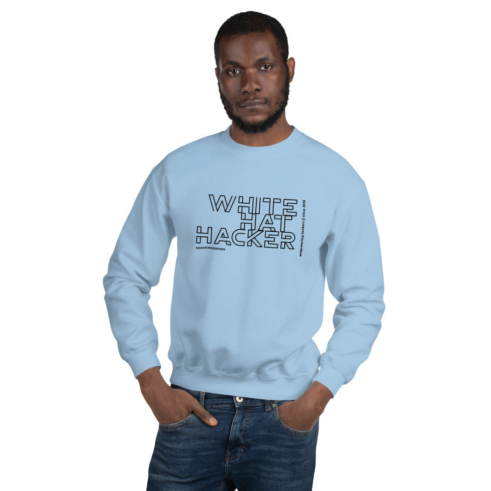 White Hat Hacker - Unisex Sweatshirt by DarkByteGear