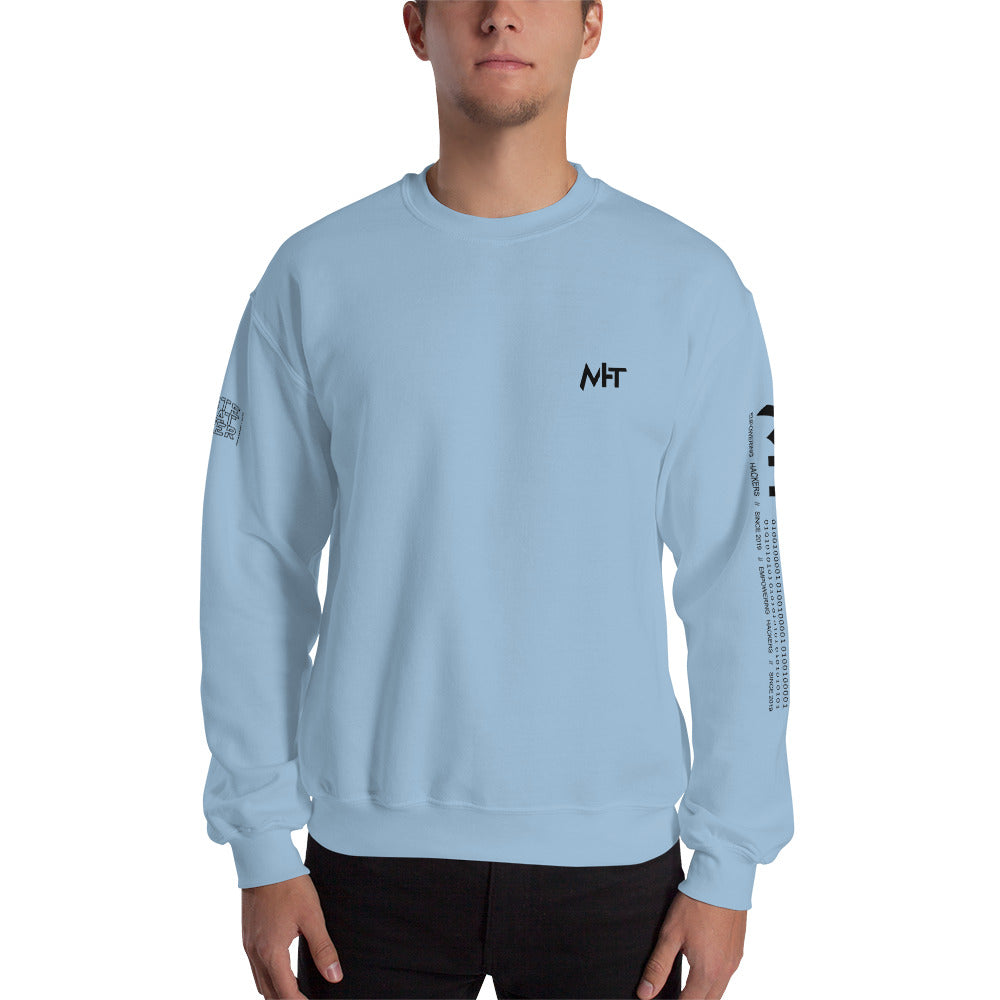 White Hat Hacker - Unisex Sweatshirt (all sides print) by DarkByteGear