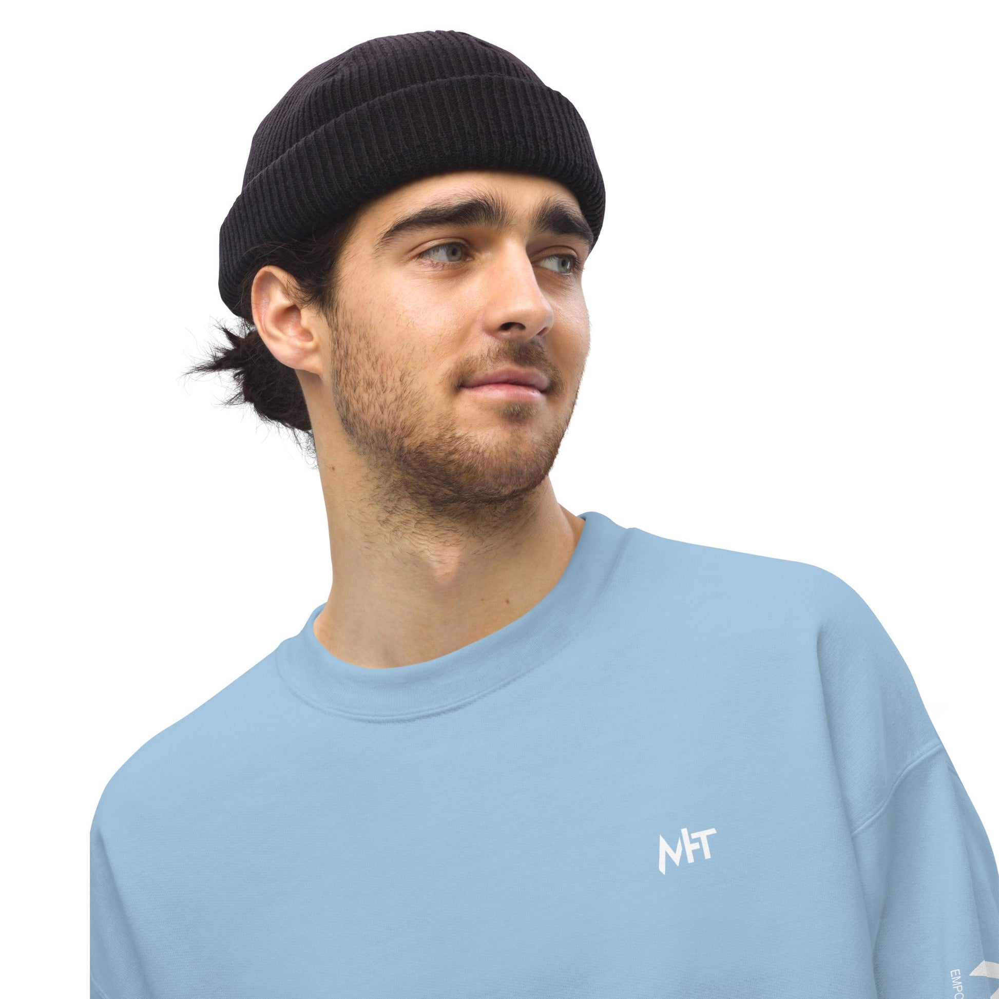 Evolution of data storage - Unisex Sweatshirt (back print) by DarkByteGear