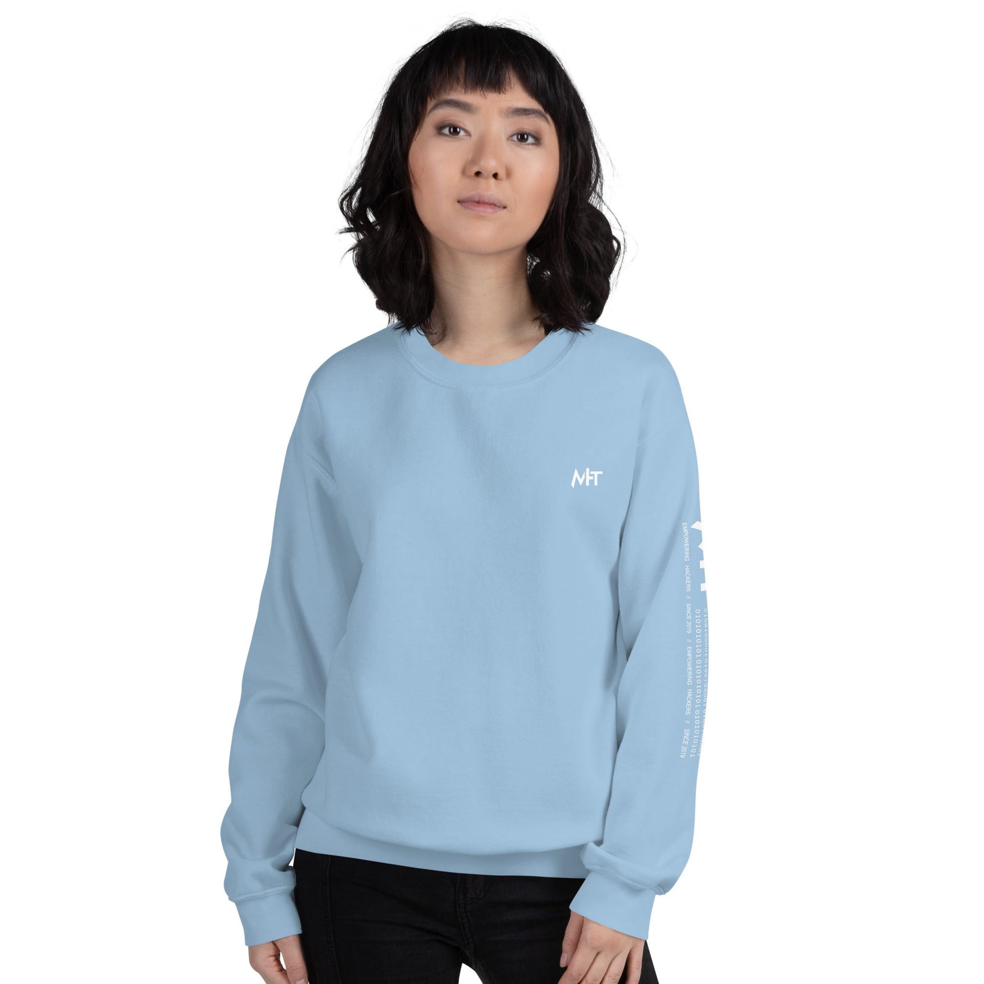 Cyber Security Blue Team V5 - Unisex Sweatshirt ( Back Print ) by DarkByteGear