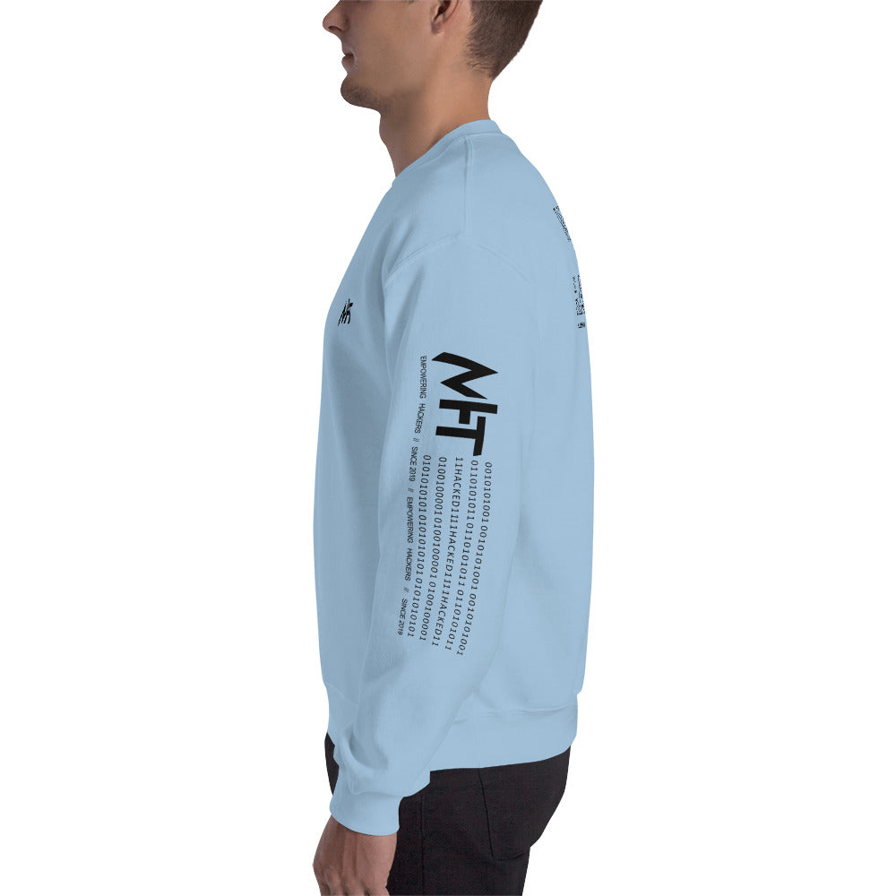 White Hat Hacker - Unisex Sweatshirt (all sides print) by DarkByteGear