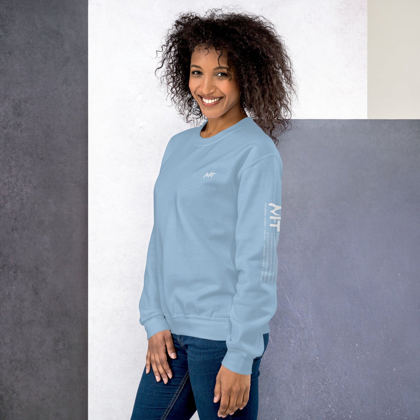 Cyber Security Blue Team V8 - Unisex Sweatshirt ( Back Print ) by DarkByteGear